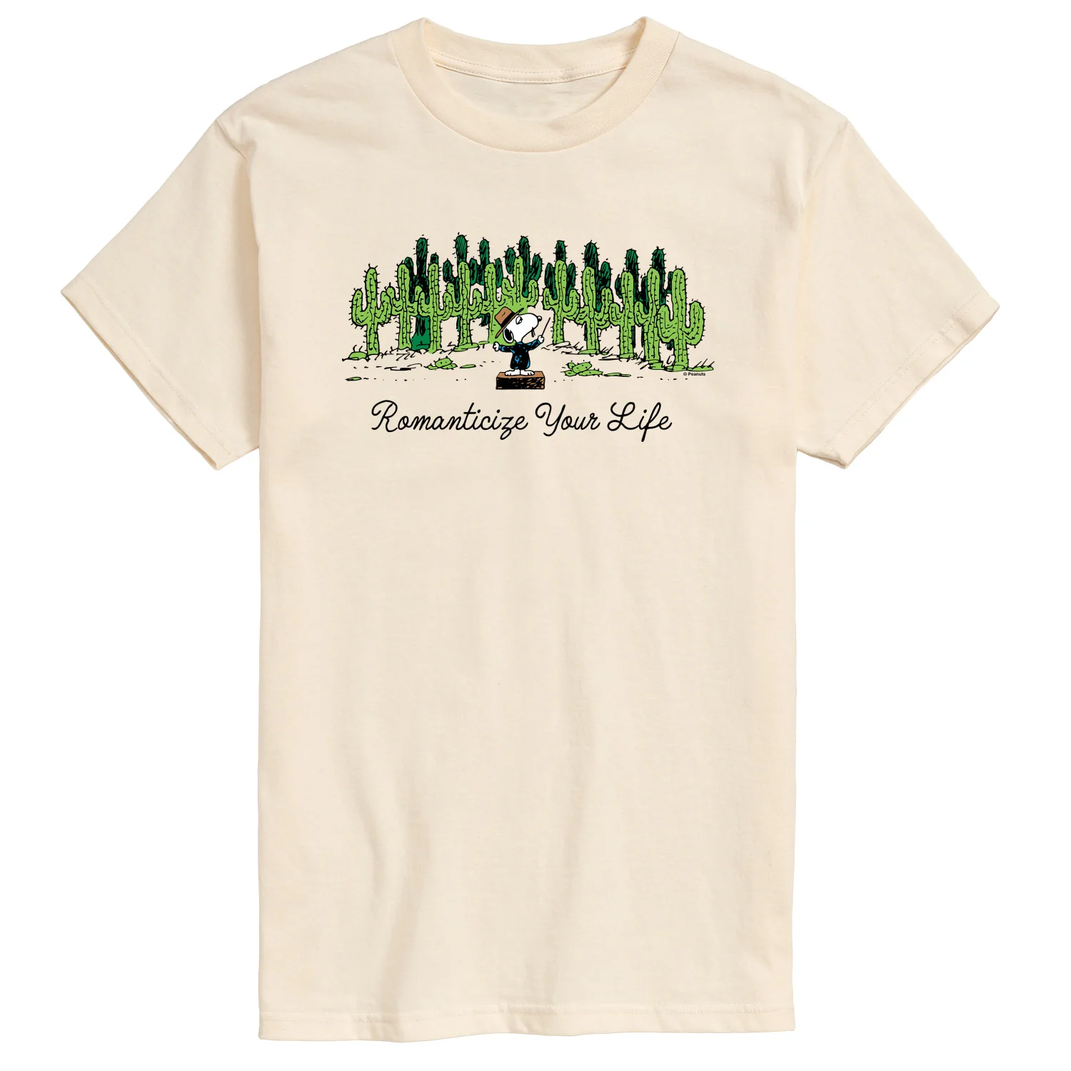 Peanuts - Romanticize Life - Men's Short Sleeve Graphic T-Shirt - Image 3