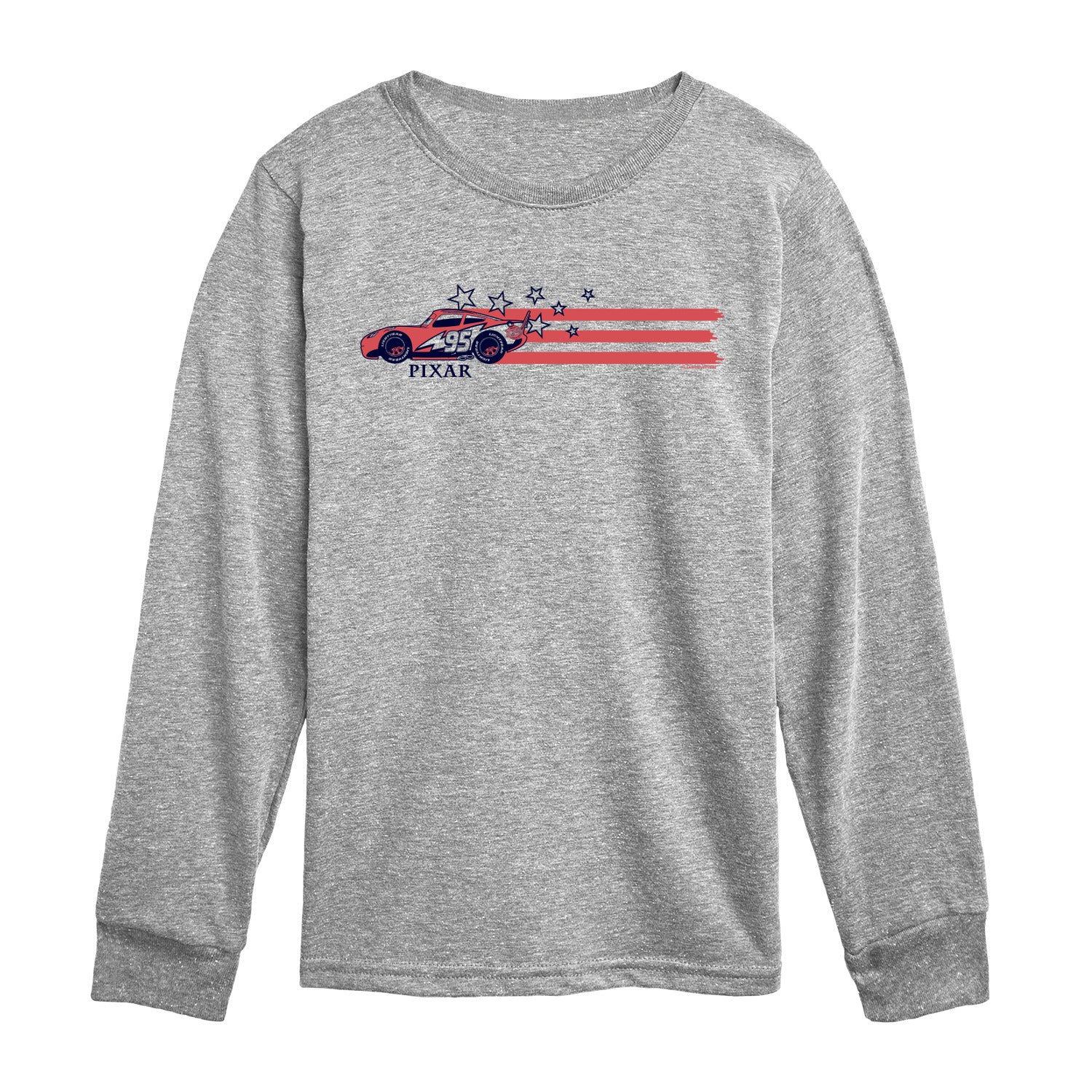 Cars - Americana Stars and Stripes - Youth Boys Long Sleeve Graphic T-Shirt