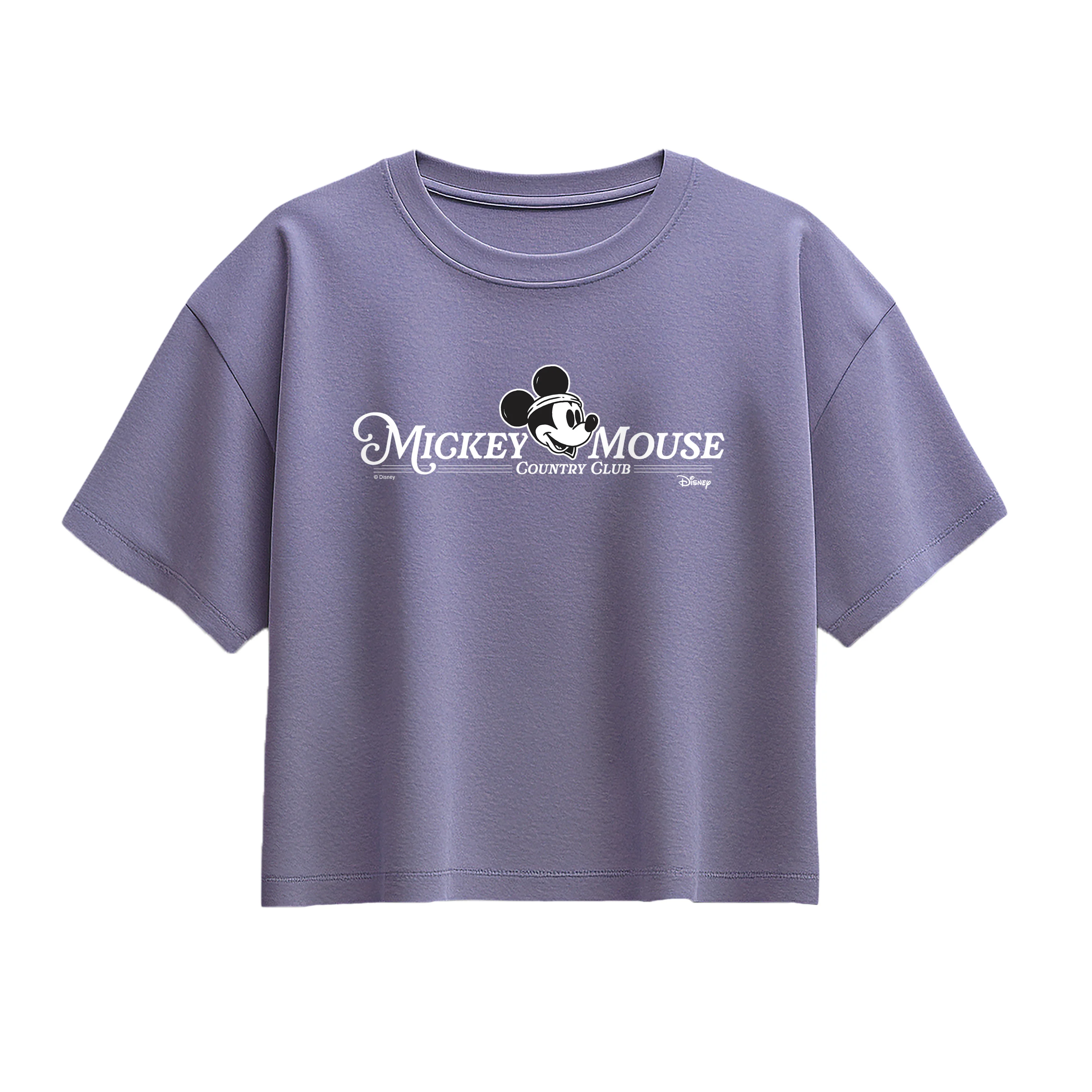 Disney - Mickey Mouse Country Club - Youth Girls Boxy T-Shirt - Image 4