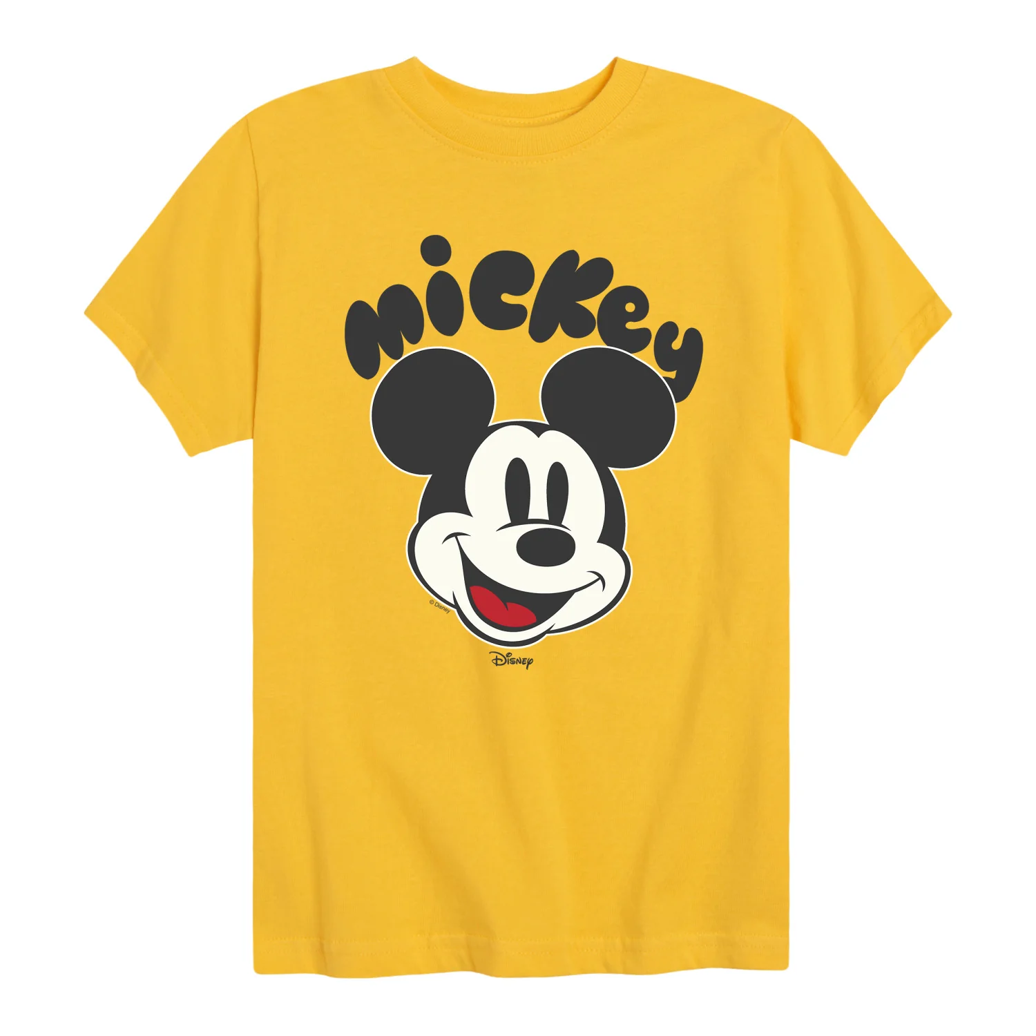 Disney - Mickey Mouse Head - Youth Boys Short Sleeve Graphic T-Shirt