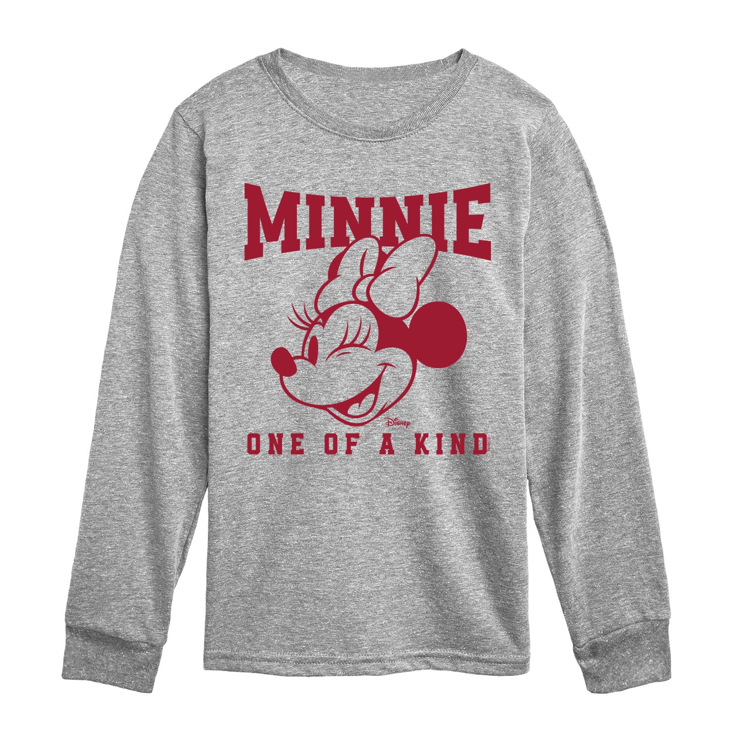 Disney - One Of Kind Minnie - Youth Boys Long Sleeve Graphic T-Shirt