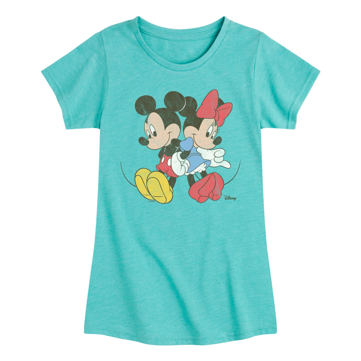 Disney - Back To Back - Youth Girls Fitted Short Sleeve T-Shirt