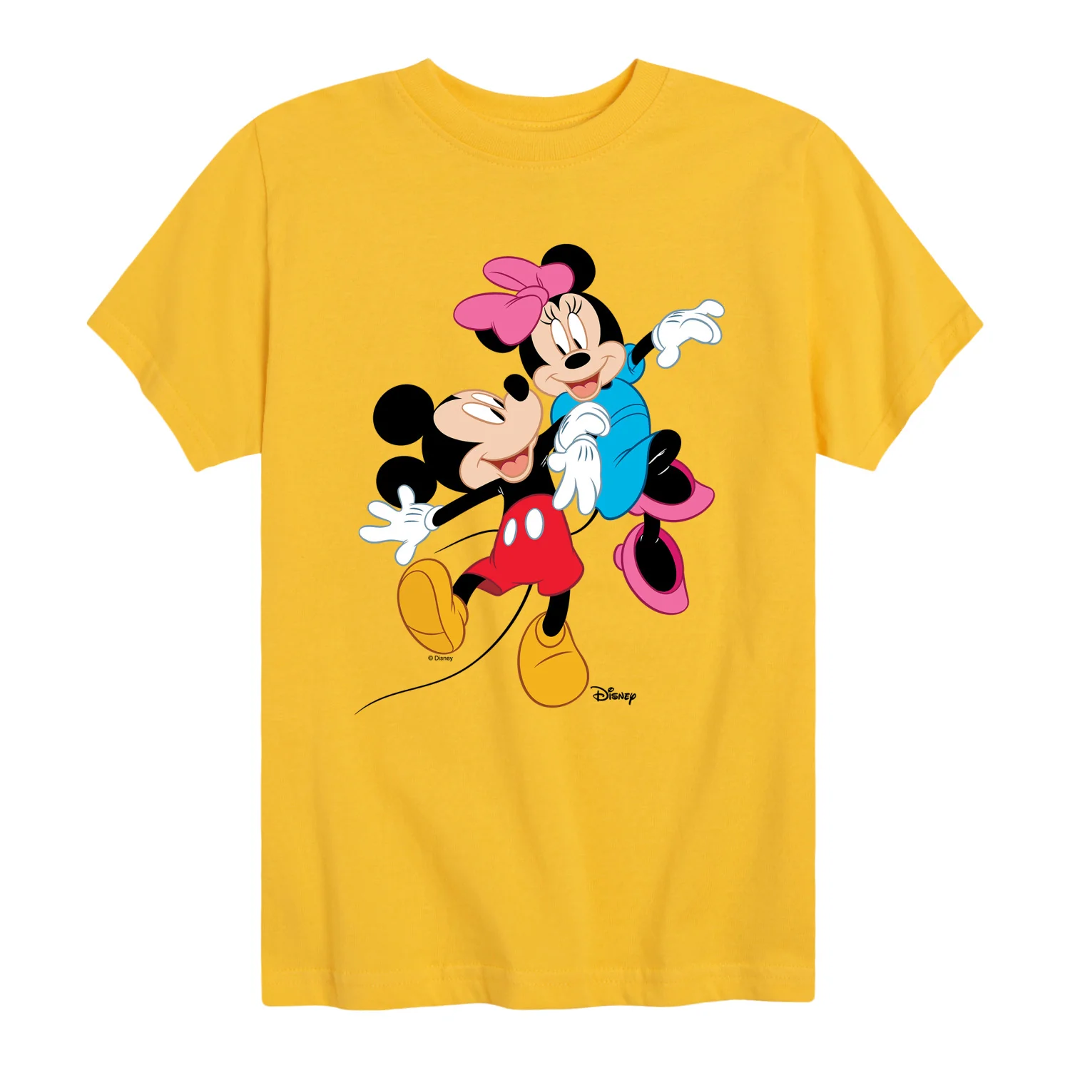 Disney - Mickey And Minnie - Youth Boys Short Sleeve Graphic T-Shirt