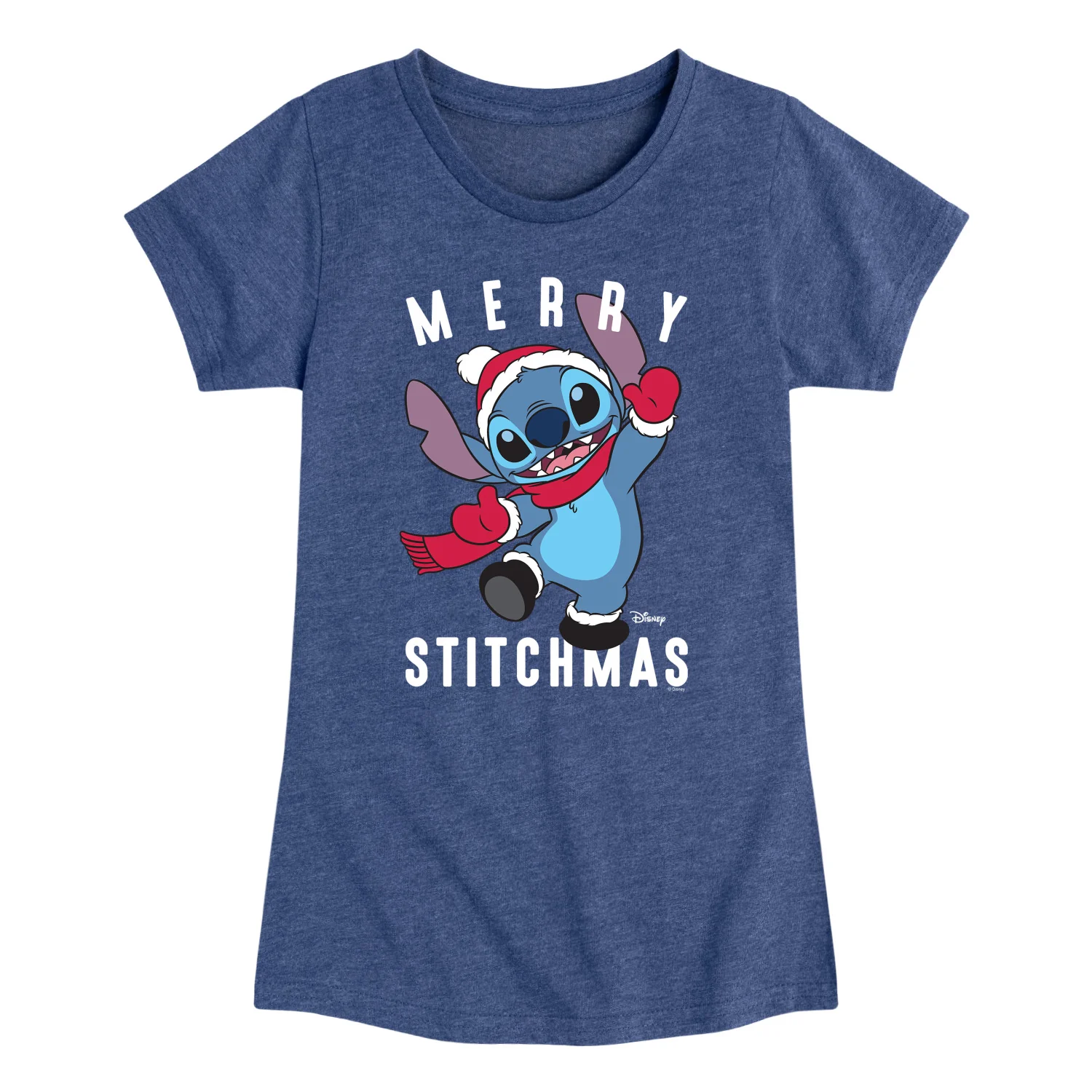 Lilo & Stitch - Stitchmas - Youth Girls Fitted Short Sleeve T-Shirt - Image 4