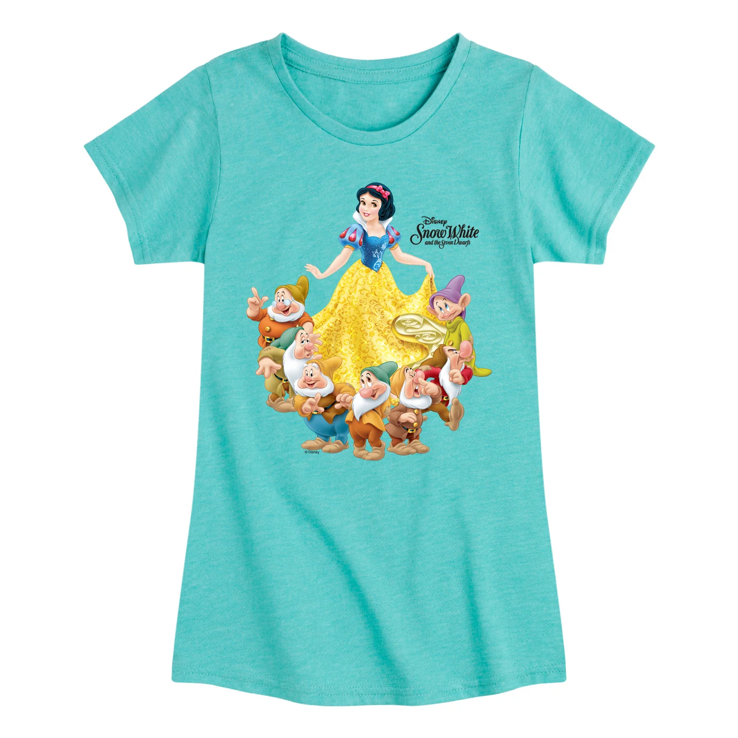 Disney Princess - Snow White Poster - Youth Girls Fitted Short Sleeve T-Shirt