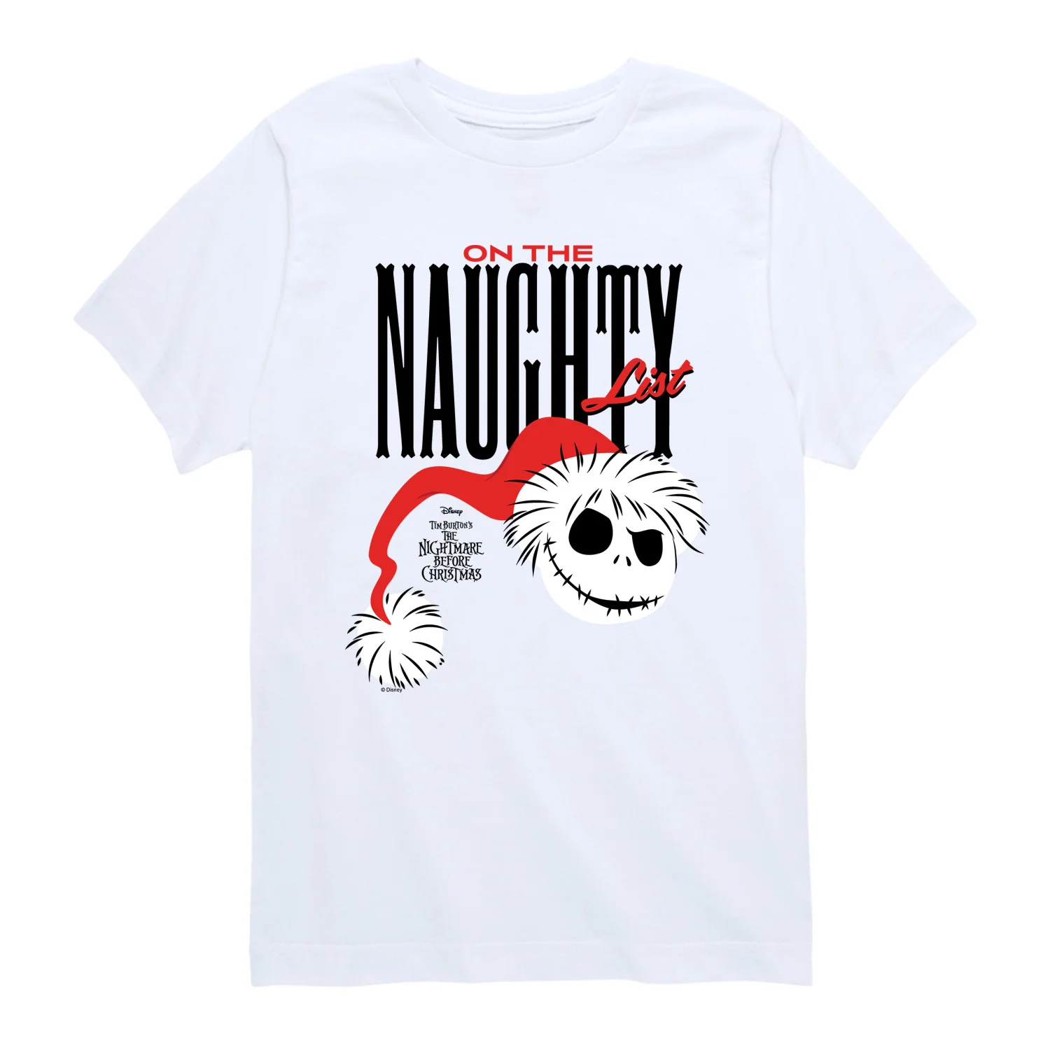 Nightmare Before Christmas - Naughty List Jack - Youth Boys Short Sleeve Graphic T-Shirt - Image 5
