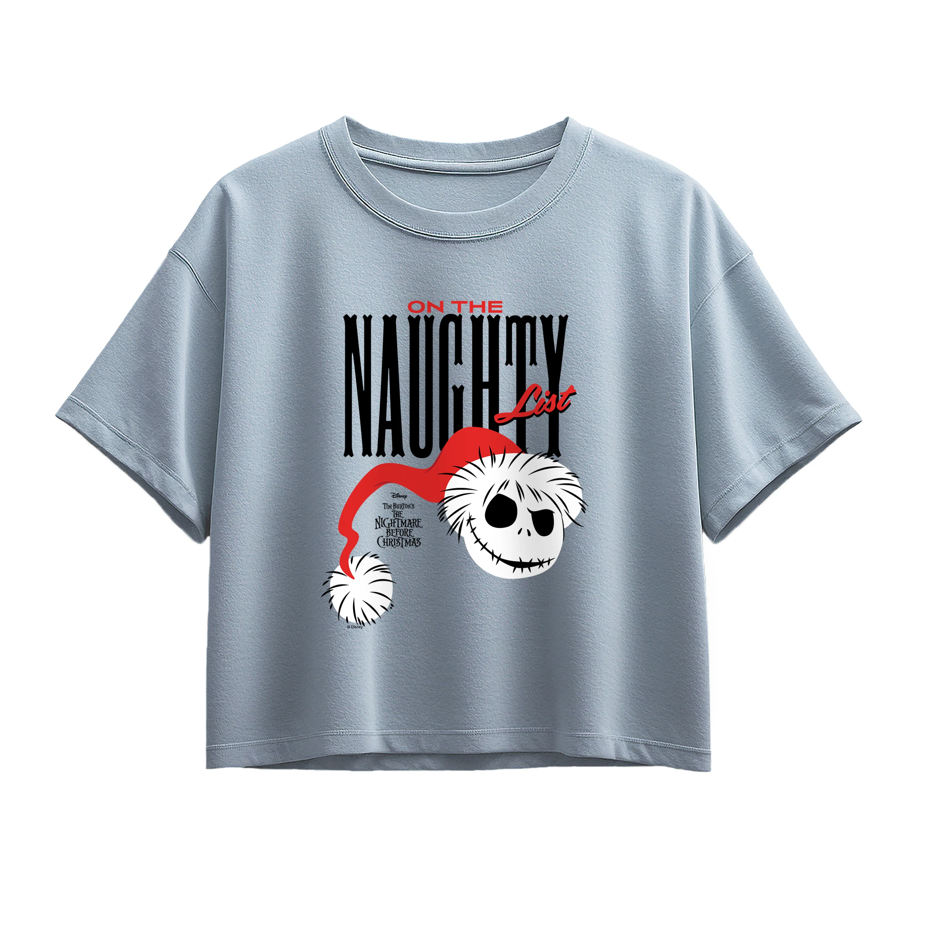 Nightmare Before Christmas - Naughty List Jack - Youth Girls Boxy T-Shirt - Image 2
