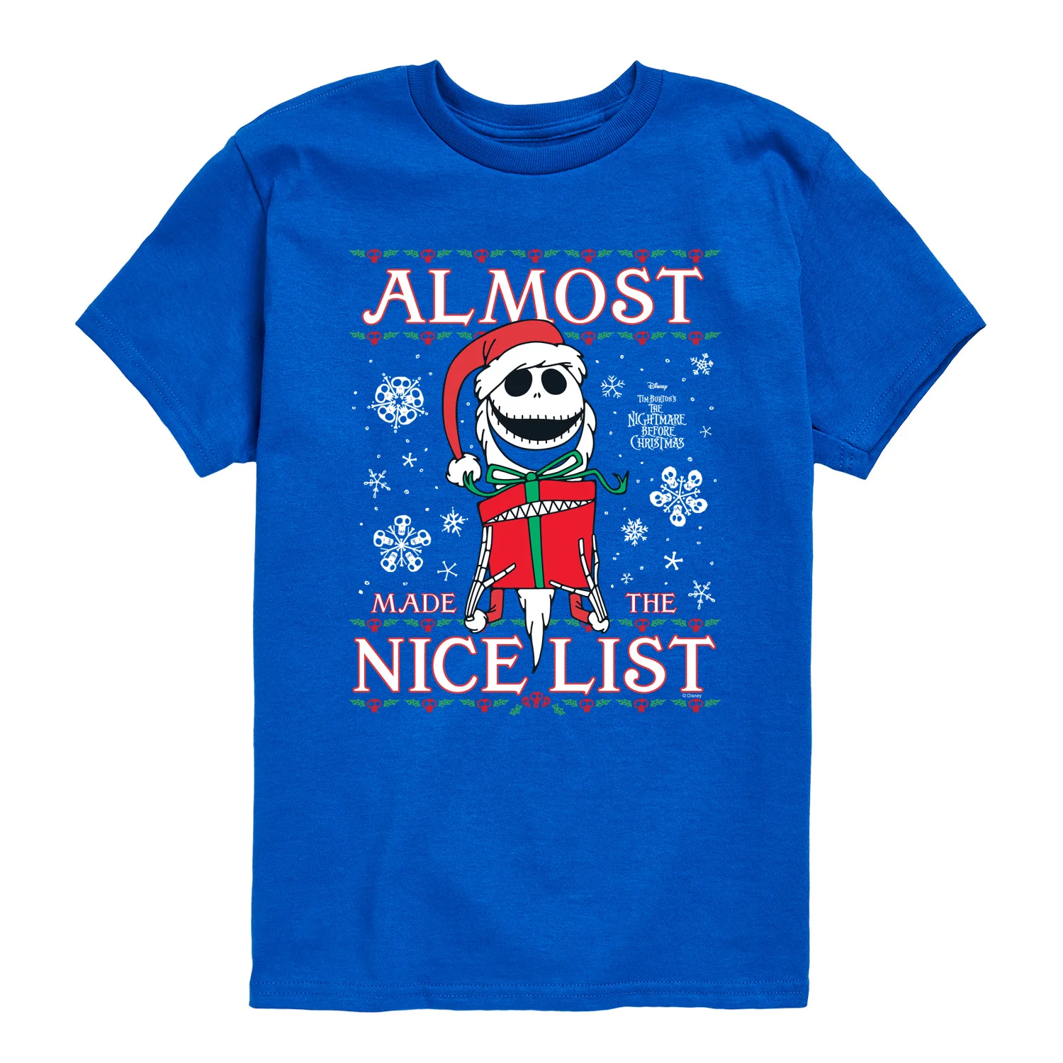 Nightmare Before Christmas - Jack Nice List - Youth Boys Short Sleeve Graphic T-Shirt - Image 5