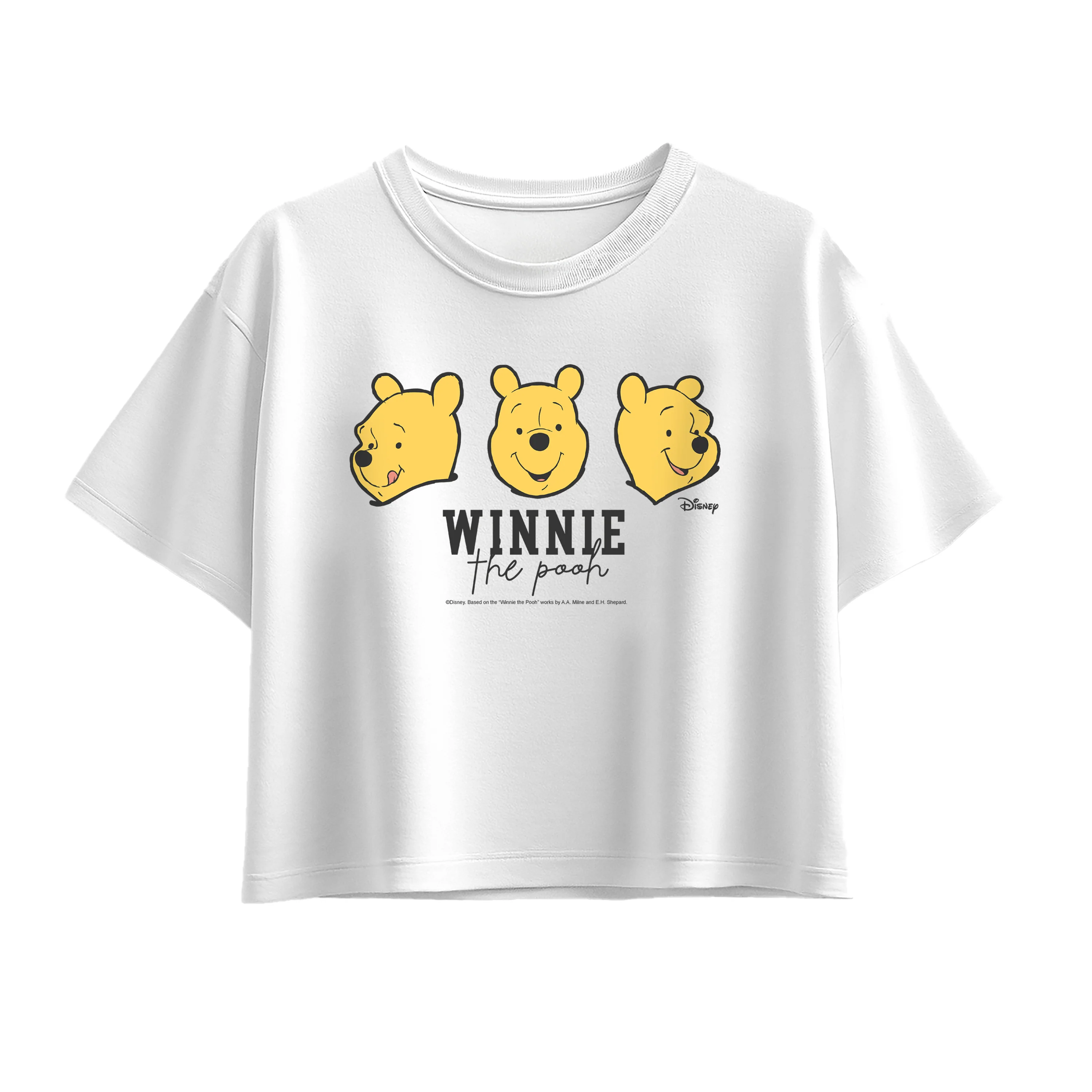 Winnie the Pooh - Pooh Faces - Youth Girls Boxy T-Shirt