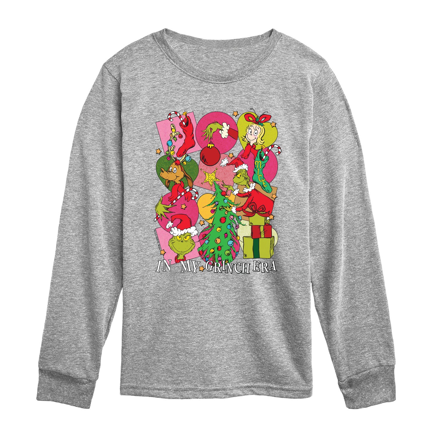 The Grinch - In My Grinchy Era - Youth Boys Long Sleeve Graphic T-Shirt