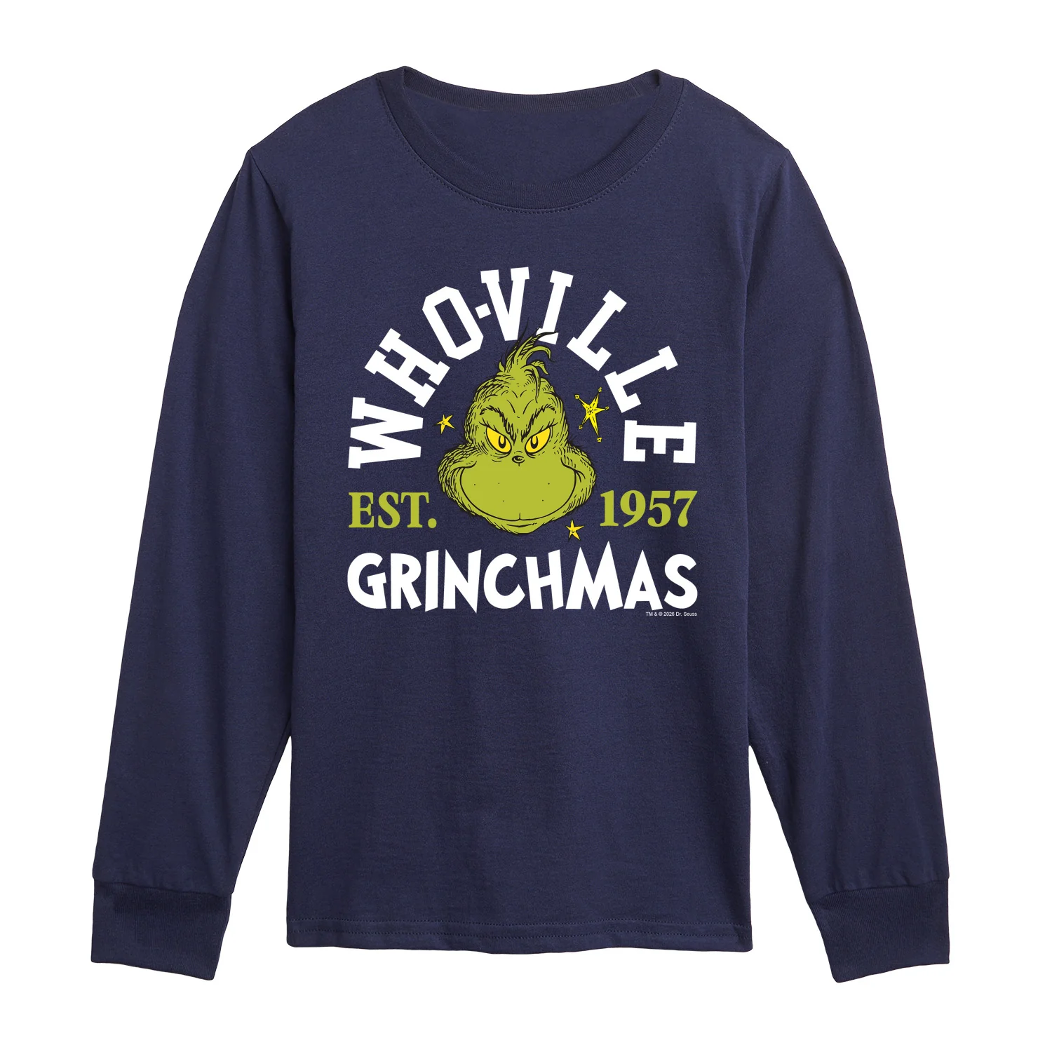 The Grinch - Whoville Grinchmas - Youth Boys Long Sleeve Graphic T-Shirt - Image 3
