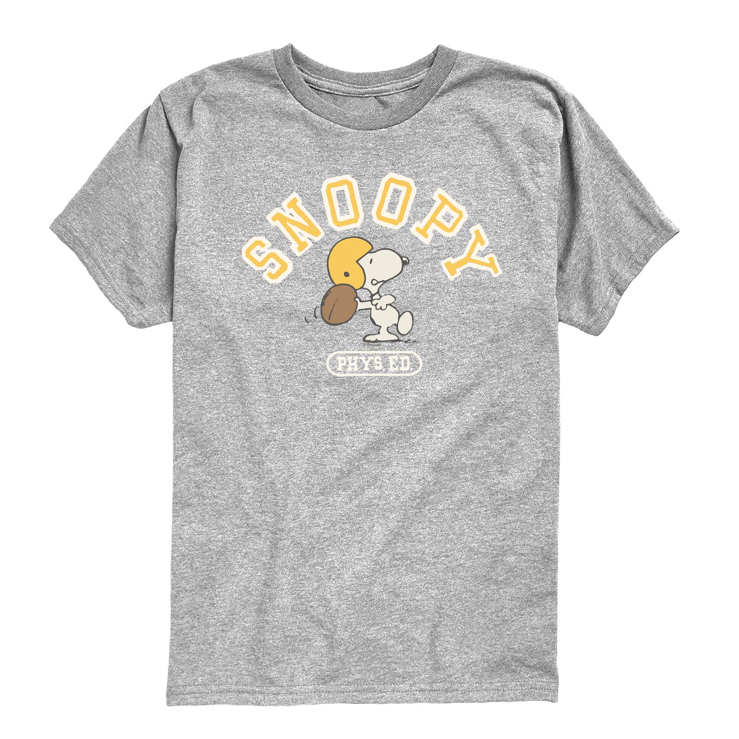 Peanuts - Snoopy Football - Youth Boys Short Sleeve Graphic T-Shirt - Image 2