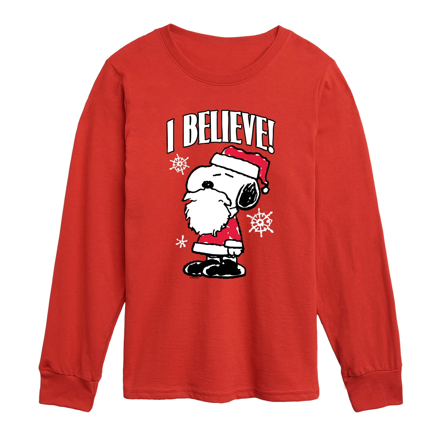 Peanuts - Believe - Youth Boys Long Sleeve Graphic T-Shirt