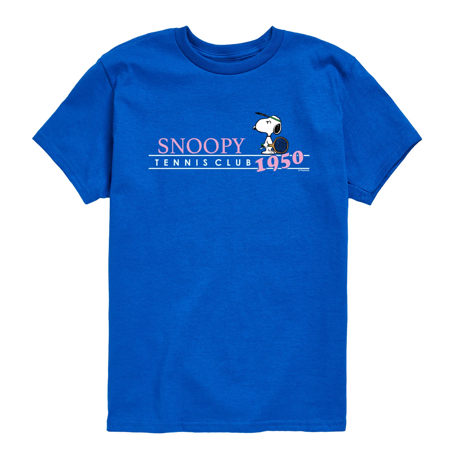 Peanuts - Snoopy Tennis Club - Youth Boys Short Sleeve Graphic T-Shirt