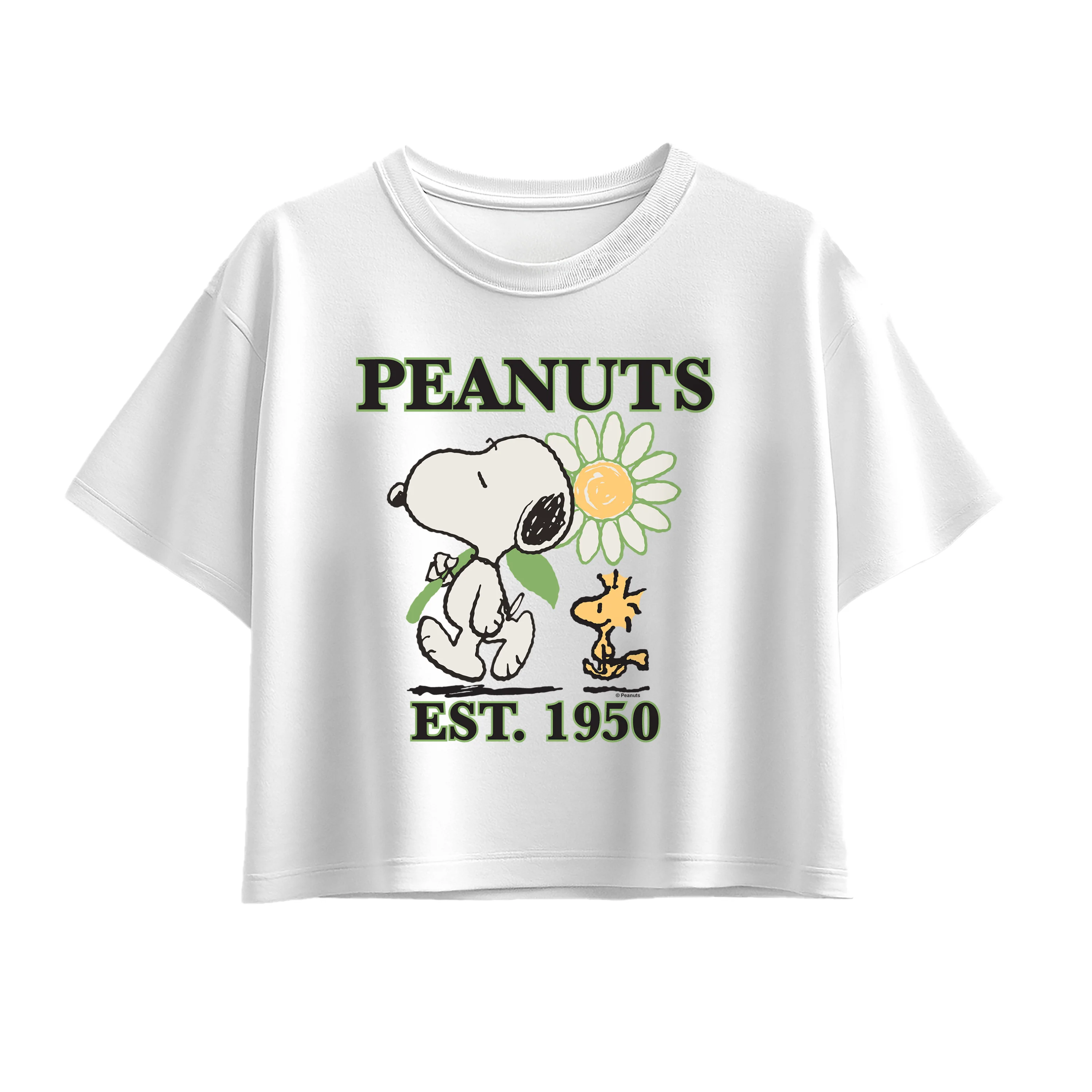 Peanuts - Snoopy Flower - Youth Girls Boxy T-Shirt
