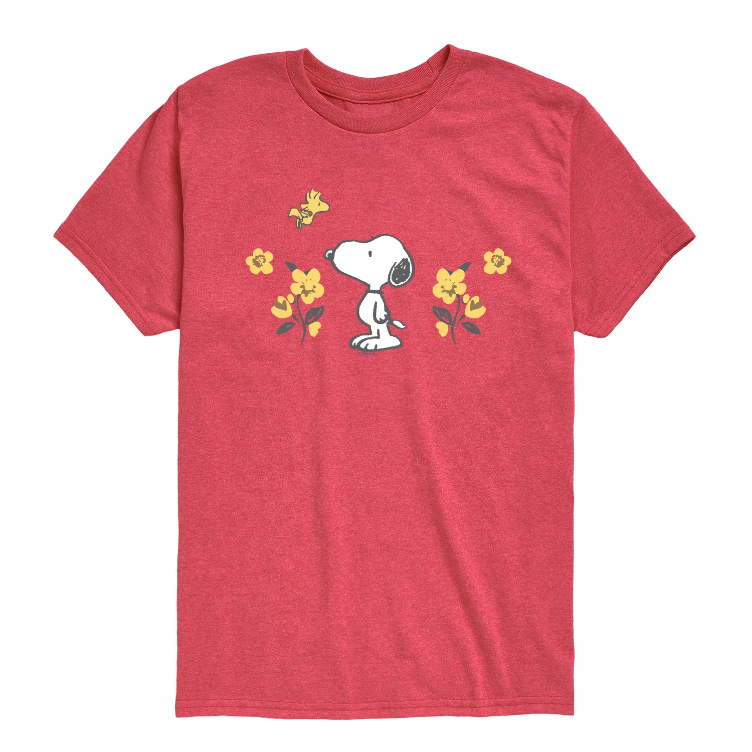 Peanuts - Snoopy Floral - Youth Boys Short Sleeve Graphic T-Shirt - Image 4