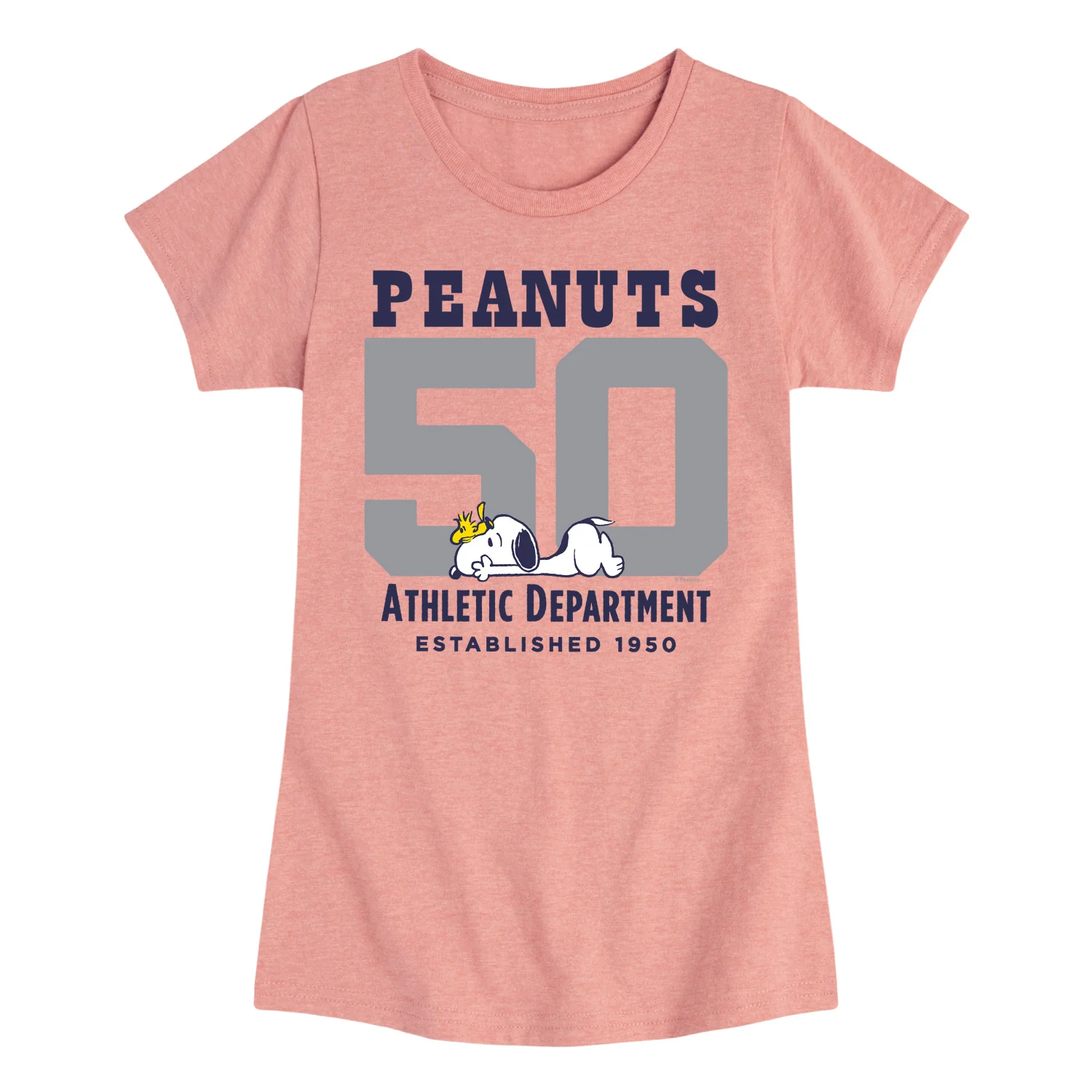 Peanuts - Snoopy and Woodstock - Youth Girls Fitted Short Sleeve T-Shirt - Image 3