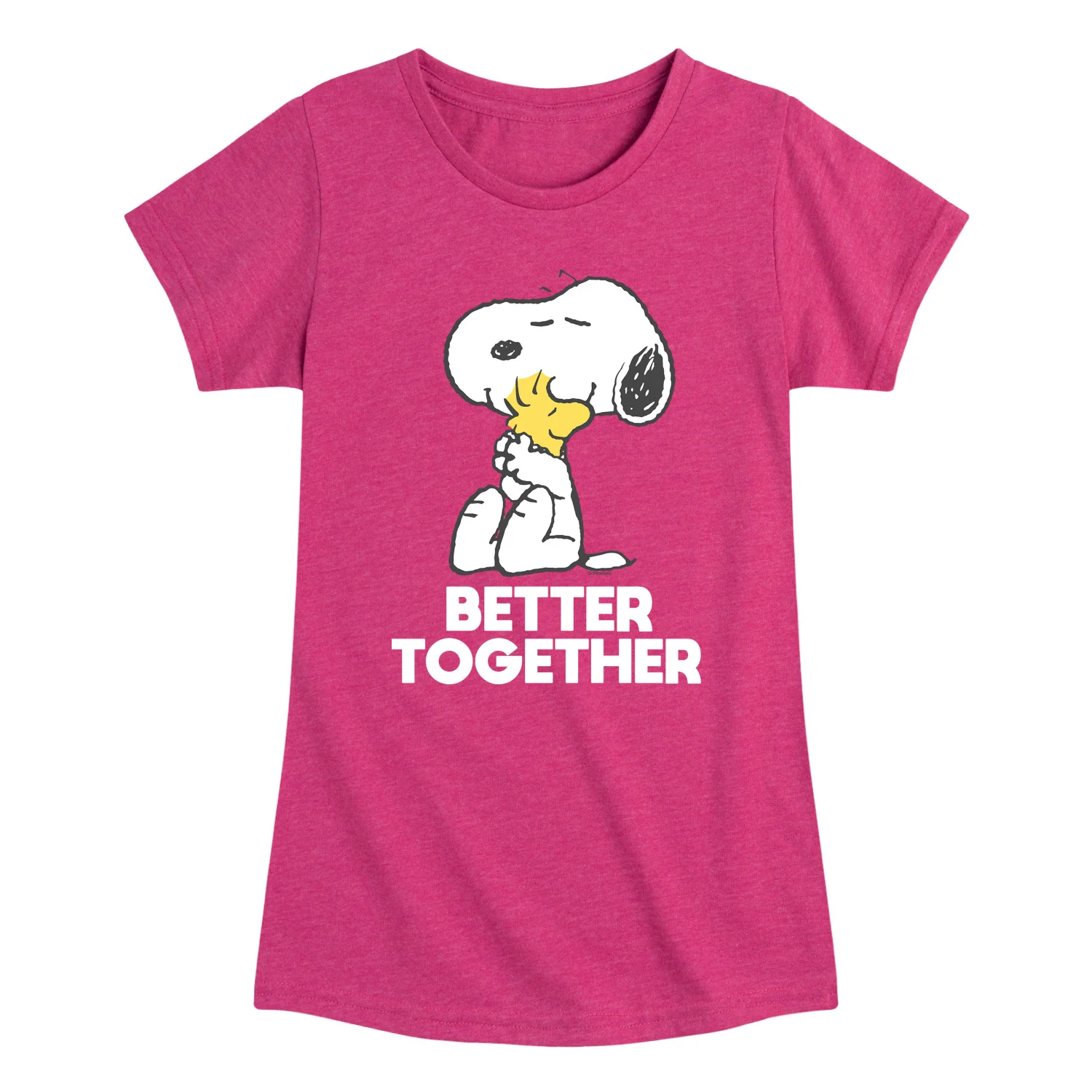 Peanuts - Better Together - Youth Girls Fitted Short Sleeve T-Shirt - Image 4