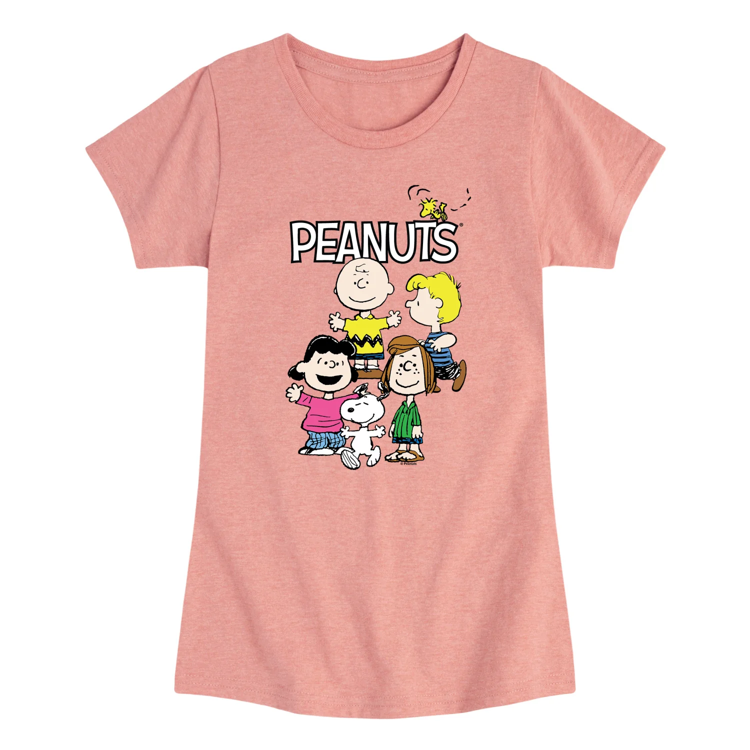 Peanuts - Crew - Youth Girls Fitted Short Sleeve T-Shirt - Image 2