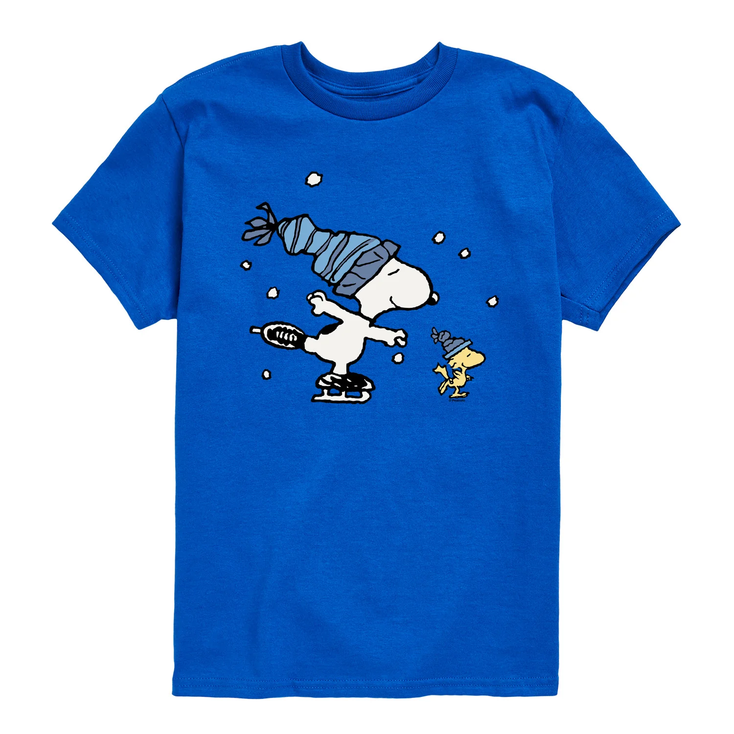Peanuts - Ice Skating - Youth Boys Short Sleeve Graphic T-Shirt - Image 7