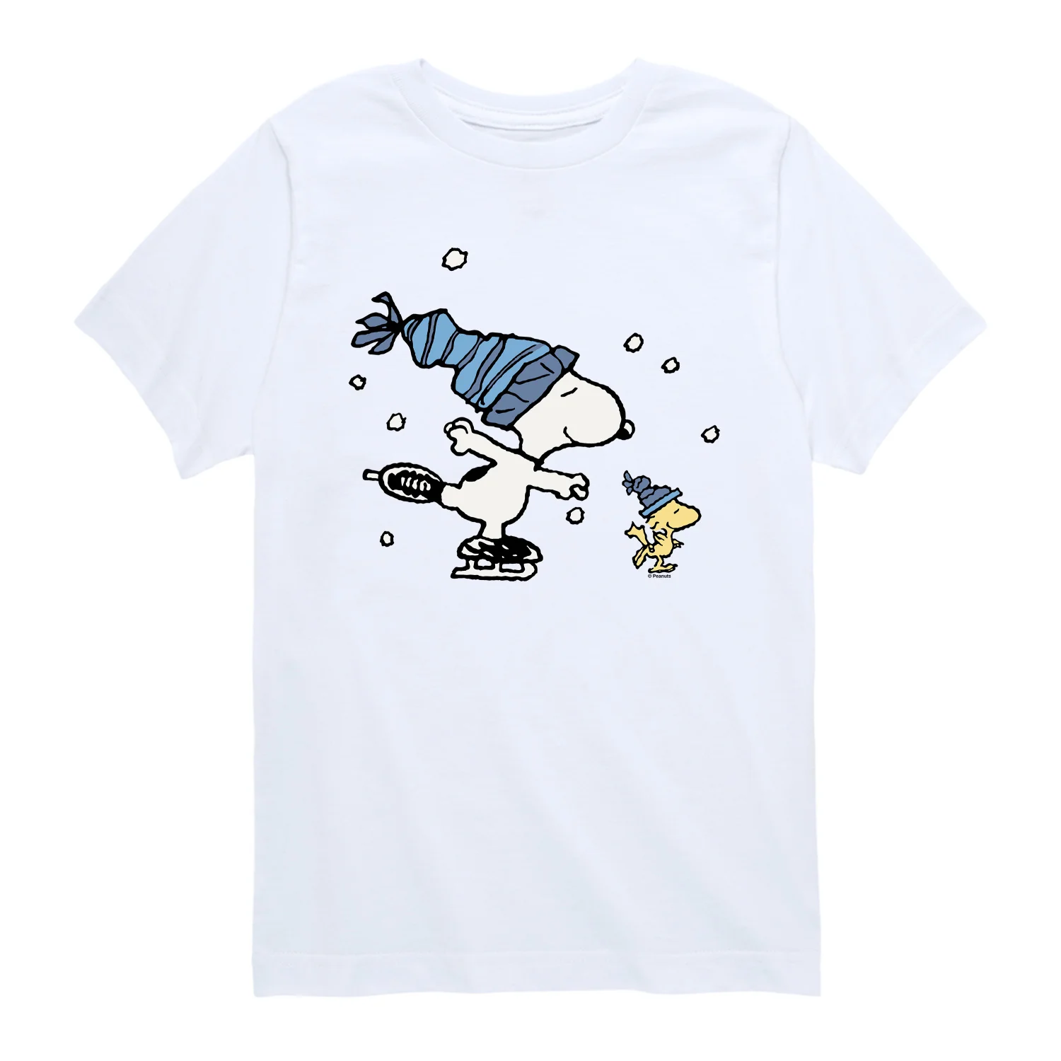 Peanuts - Ice Skating - Youth Boys Short Sleeve Graphic T-Shirt - Image 8
