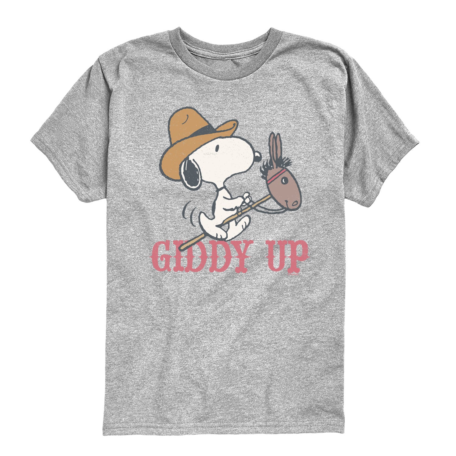 Peanuts - Giddy Up - Youth Boys Short Sleeve Graphic T-Shirt - Image 4
