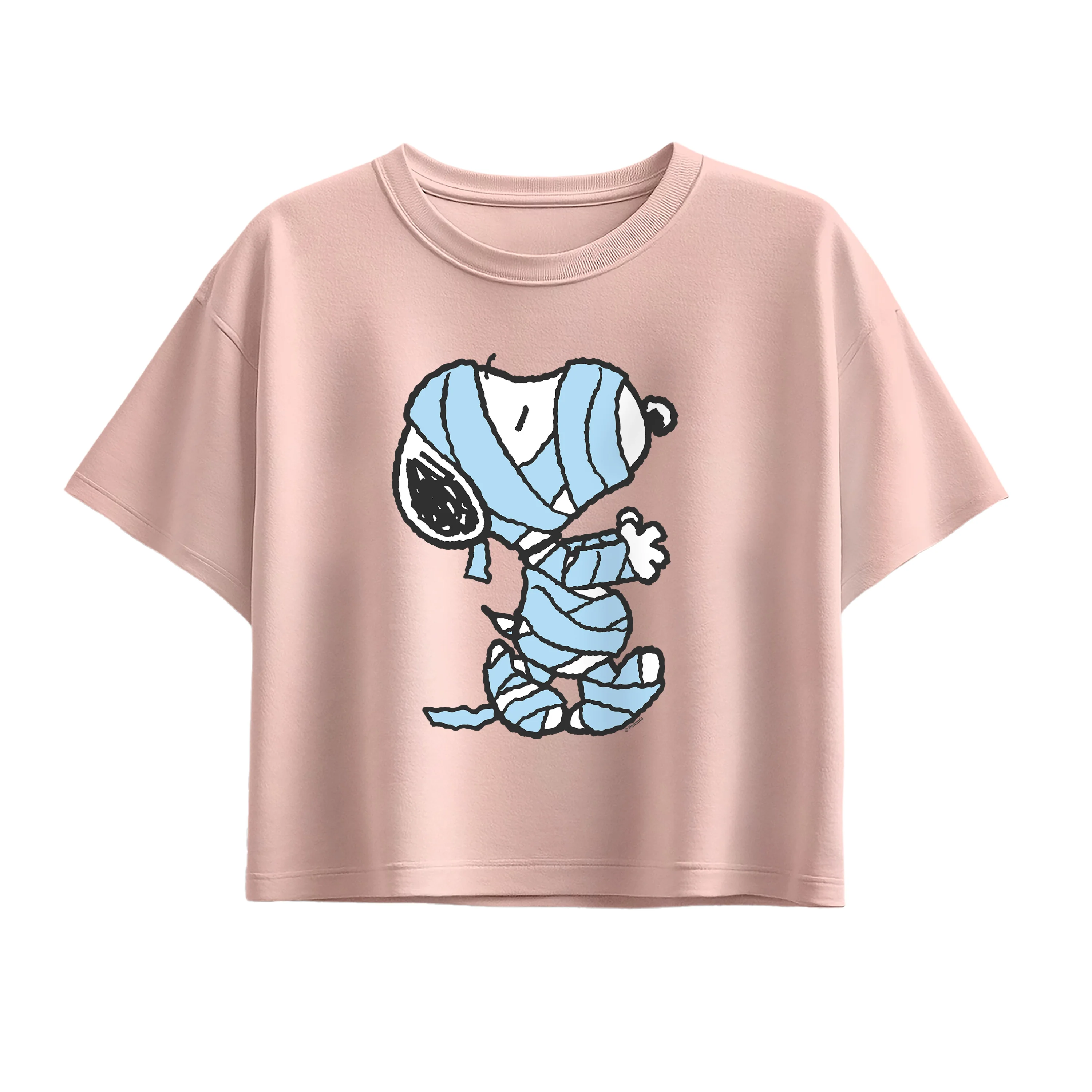 Peanuts - Mummified - Youth Girls Boxy T-Shirt - Image 4