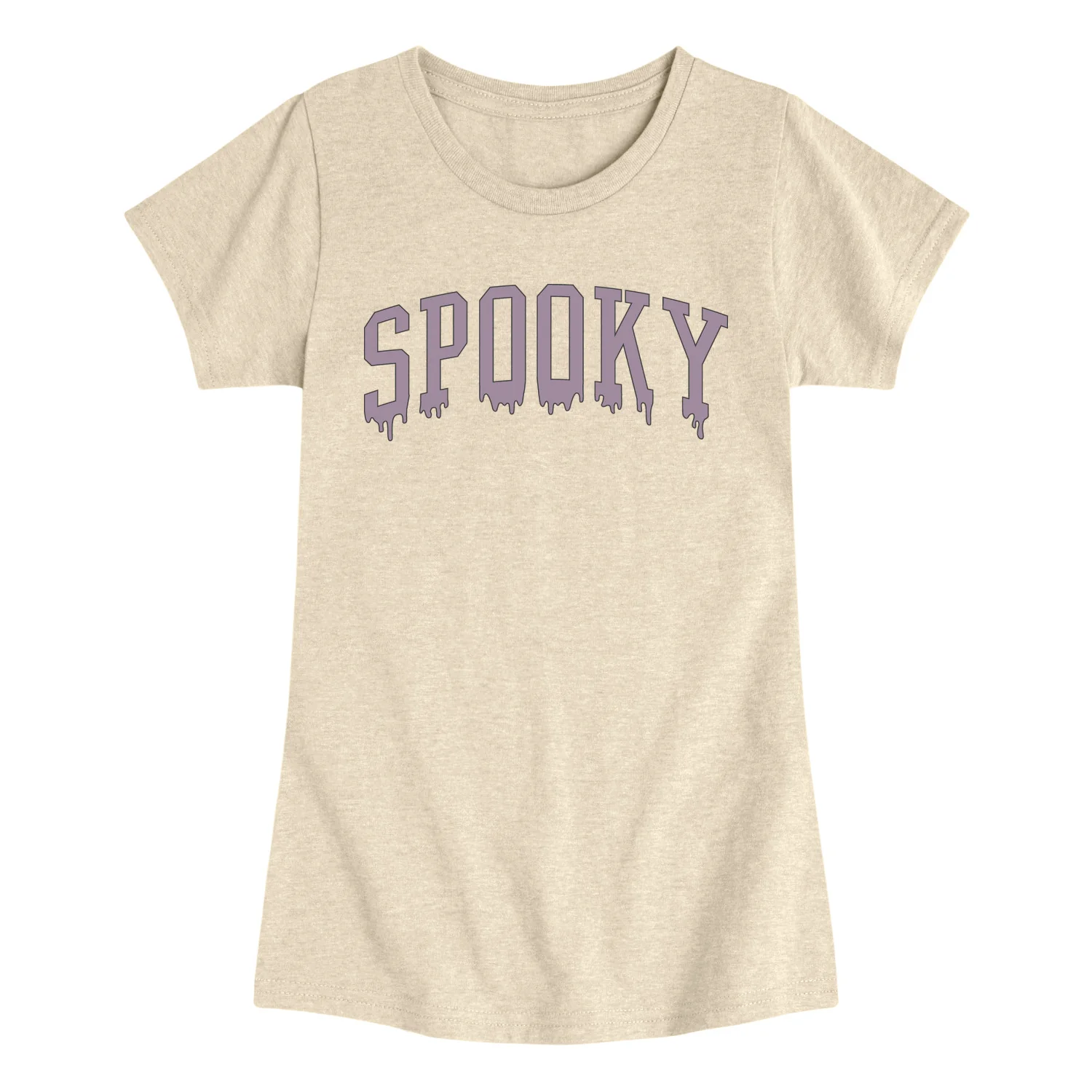 Instant Message - Spooky - Youth Girls Fitted Short Sleeve T-Shirt