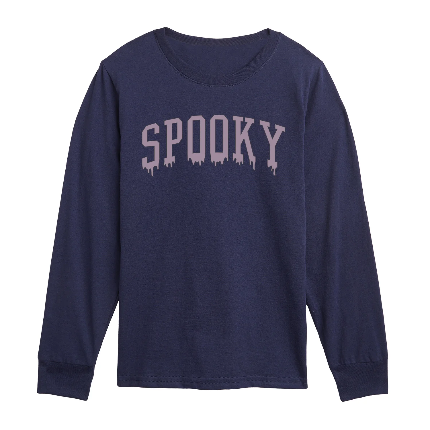 Instant Message - Spooky - Youth Boys Long Sleeve Graphic T-Shirt - Image 2