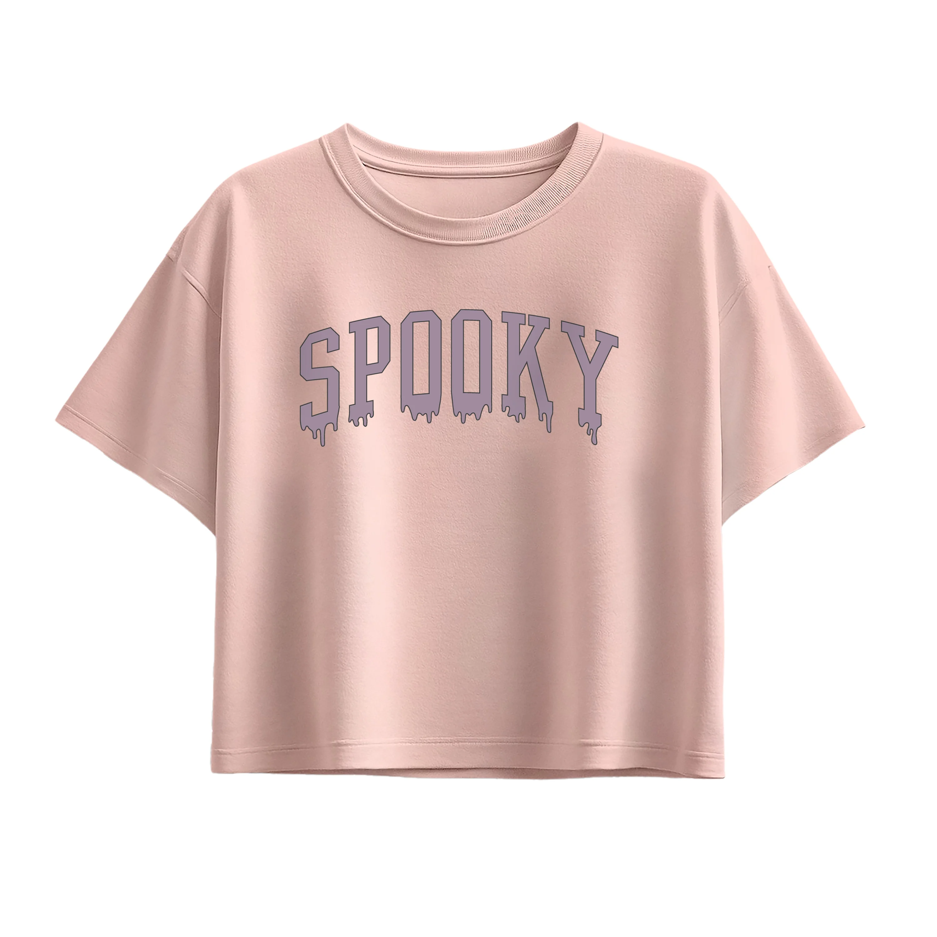 Instant Message - Spooky - Youth Girls Boxy T-Shirt - Image 2