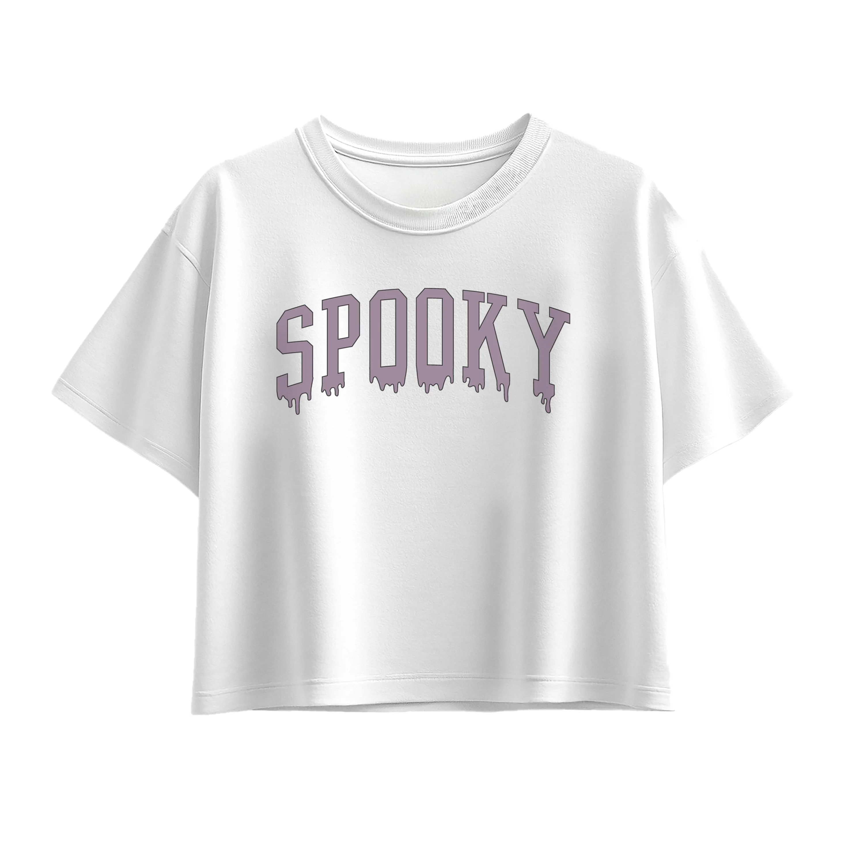 Instant Message - Spooky - Youth Girls Boxy T-Shirt - Image 3