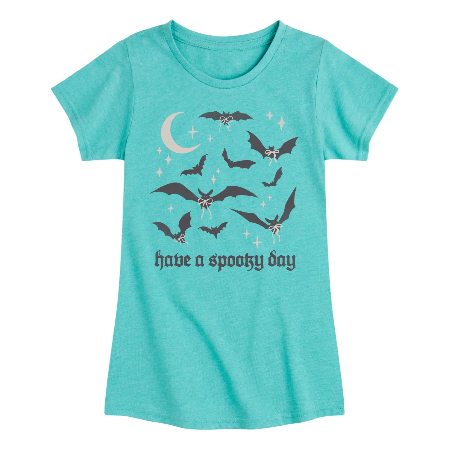 Instant Message - Have a Spooky Day - Youth Girls Fitted Short Sleeve T-Shirt