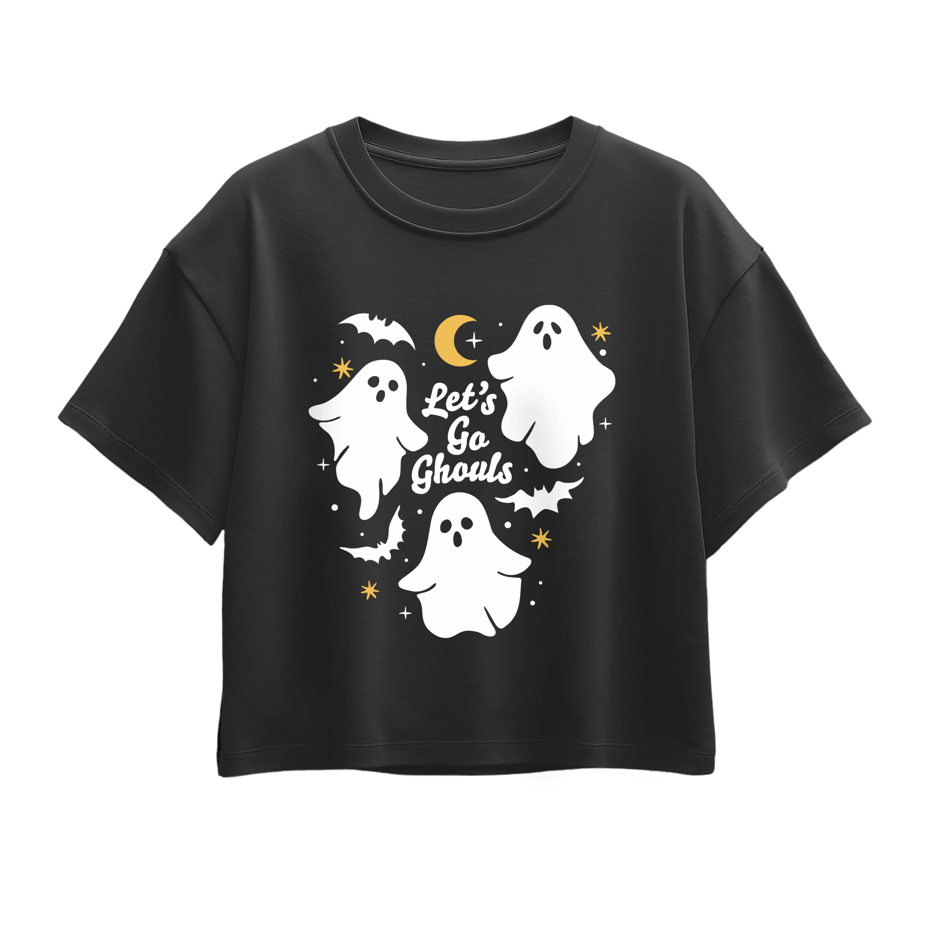 Instant Message - Let's Go Ghouls - Youth Girls Boxy T-Shirt