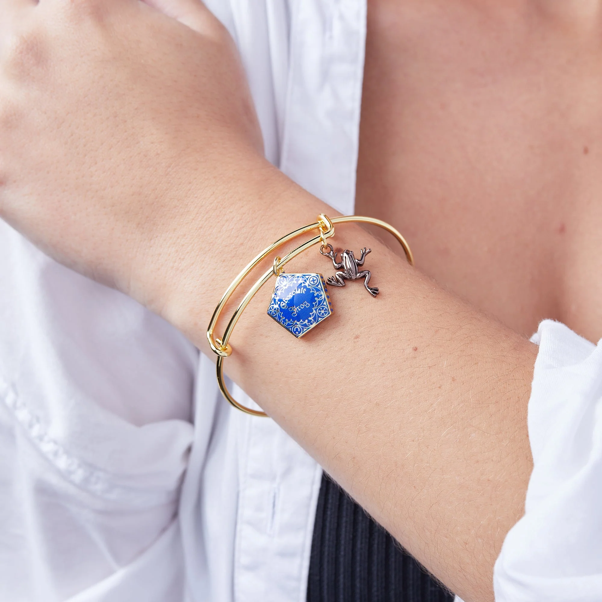 Harry Potter™ Chocolate Frog Two-Charm Bangle - Image 2
