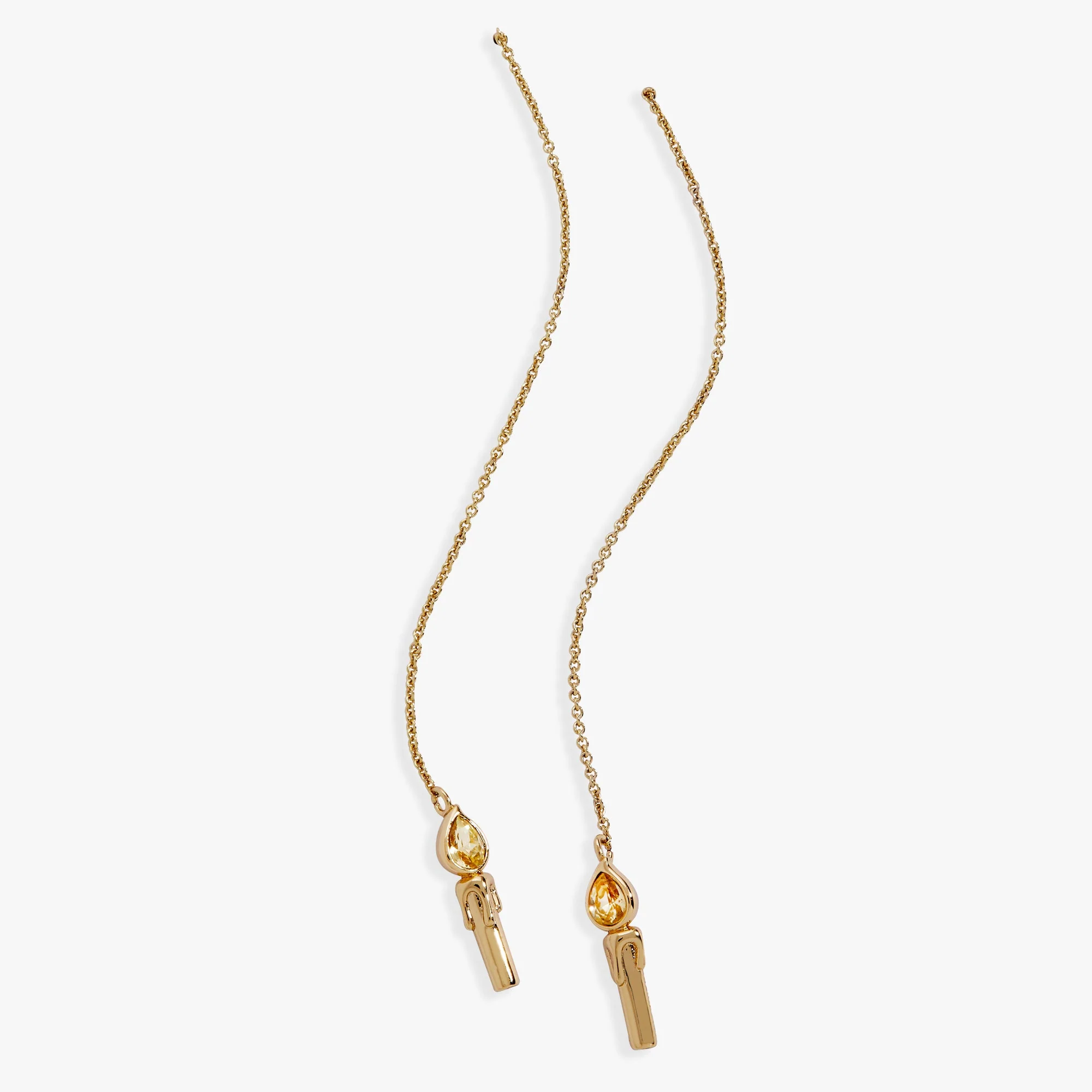 Harry Potter™ Great Hall Candle Threader Earrings - Image 3