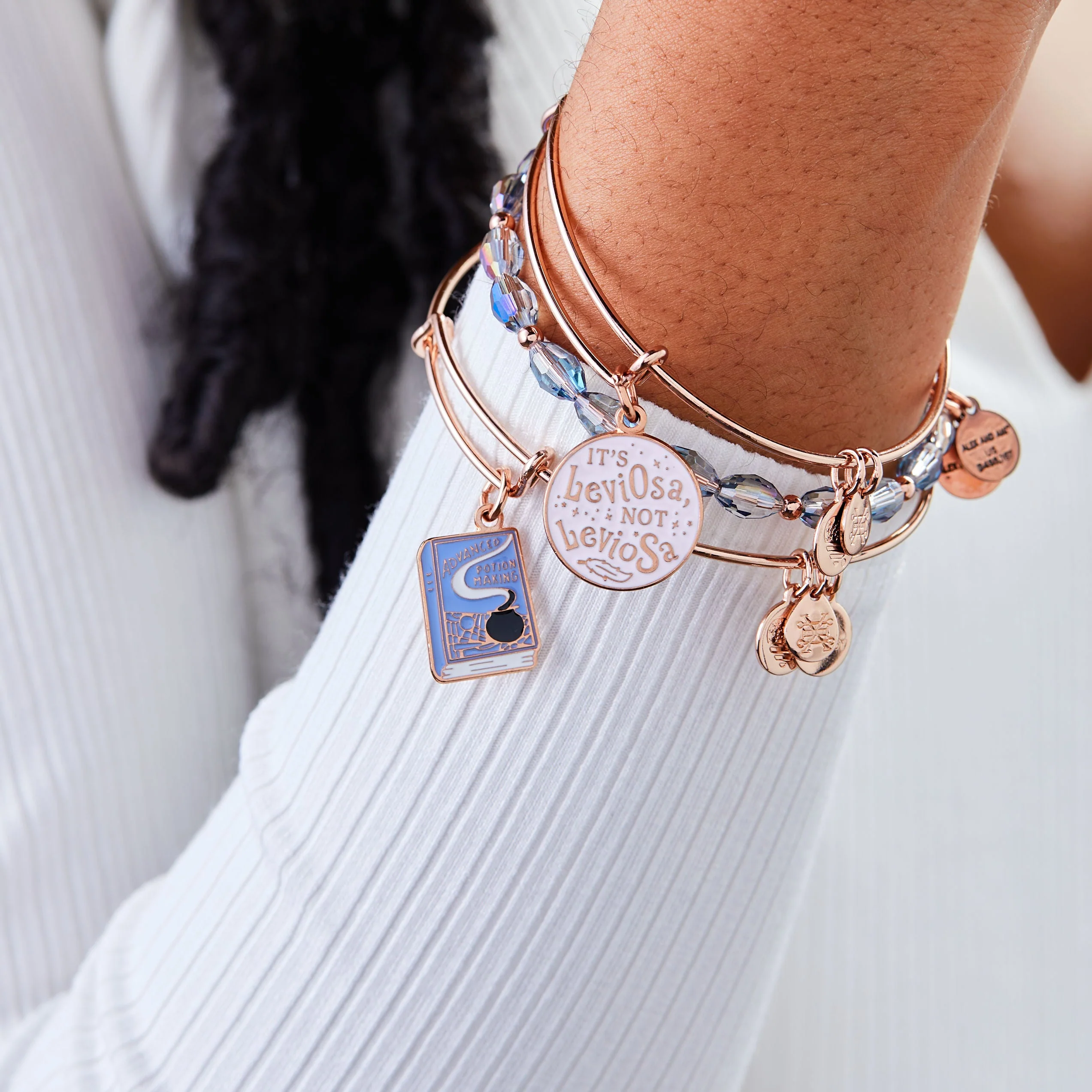 Harry Potter™ Hermione 'Leviosa' Bangle Set of 3 - Image 2