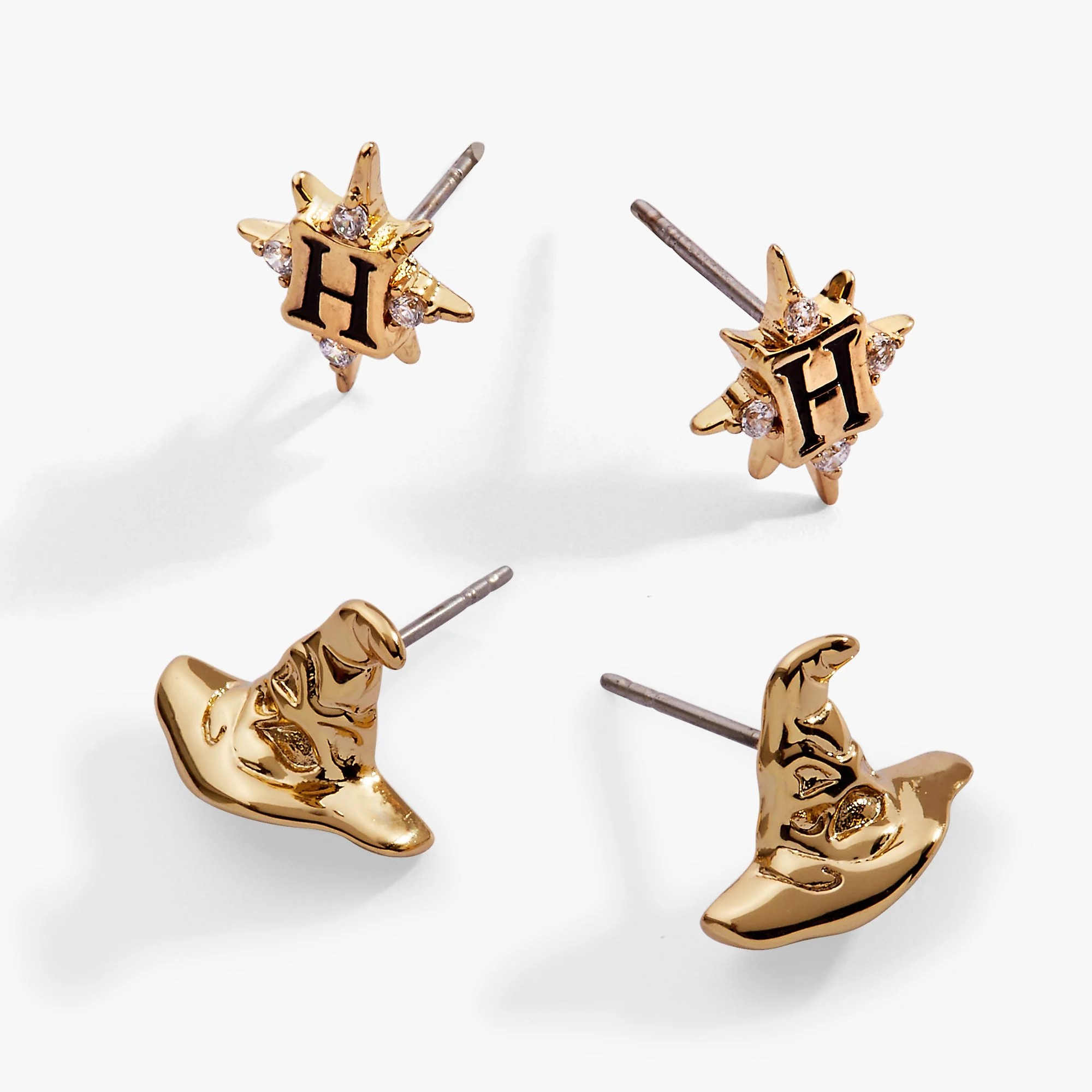 Harry Potter™ Hogwarts & Sorting Hat Earring Set of 2 - Image 4
