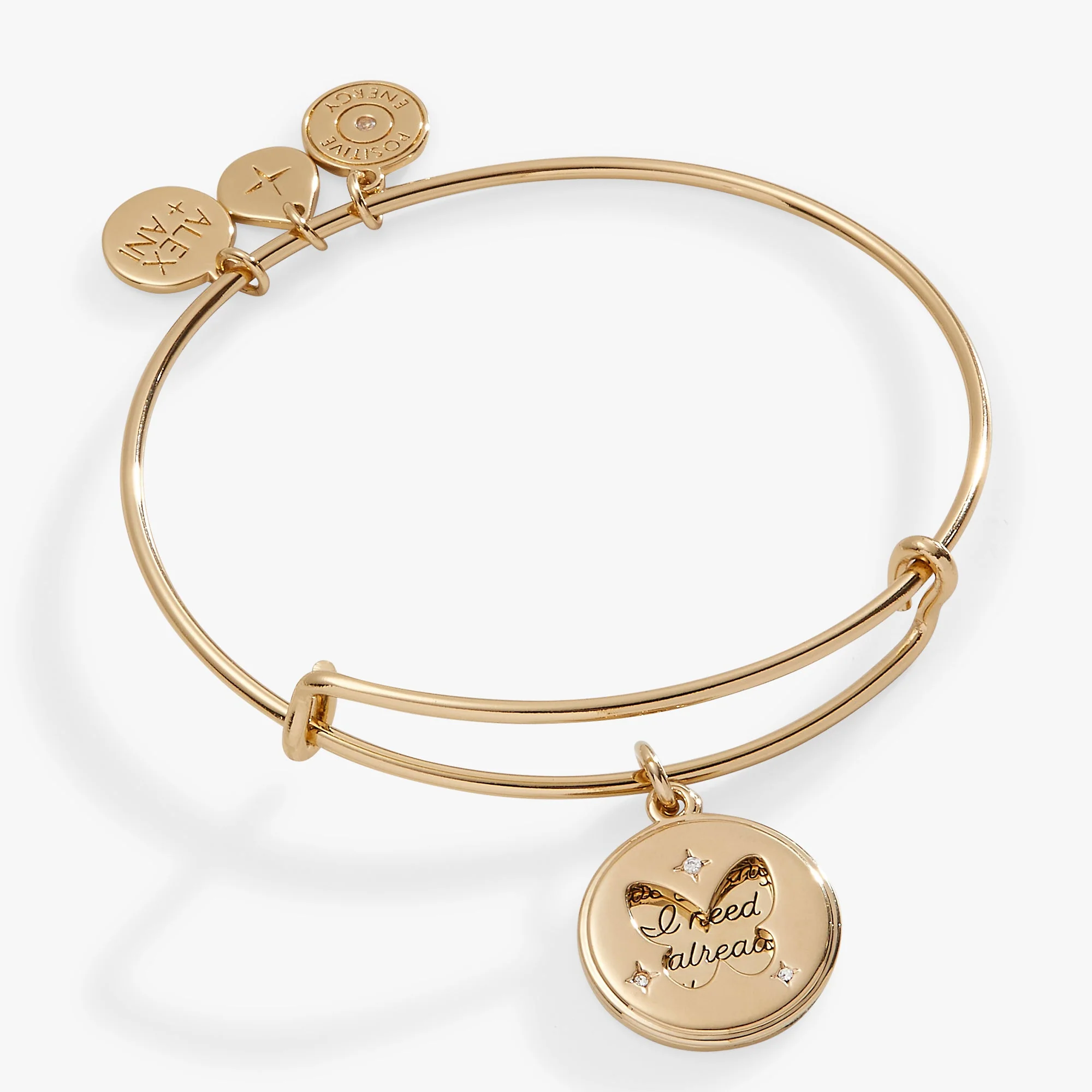 Hidden Message Butterfly Affirmation Bangle - Image 4