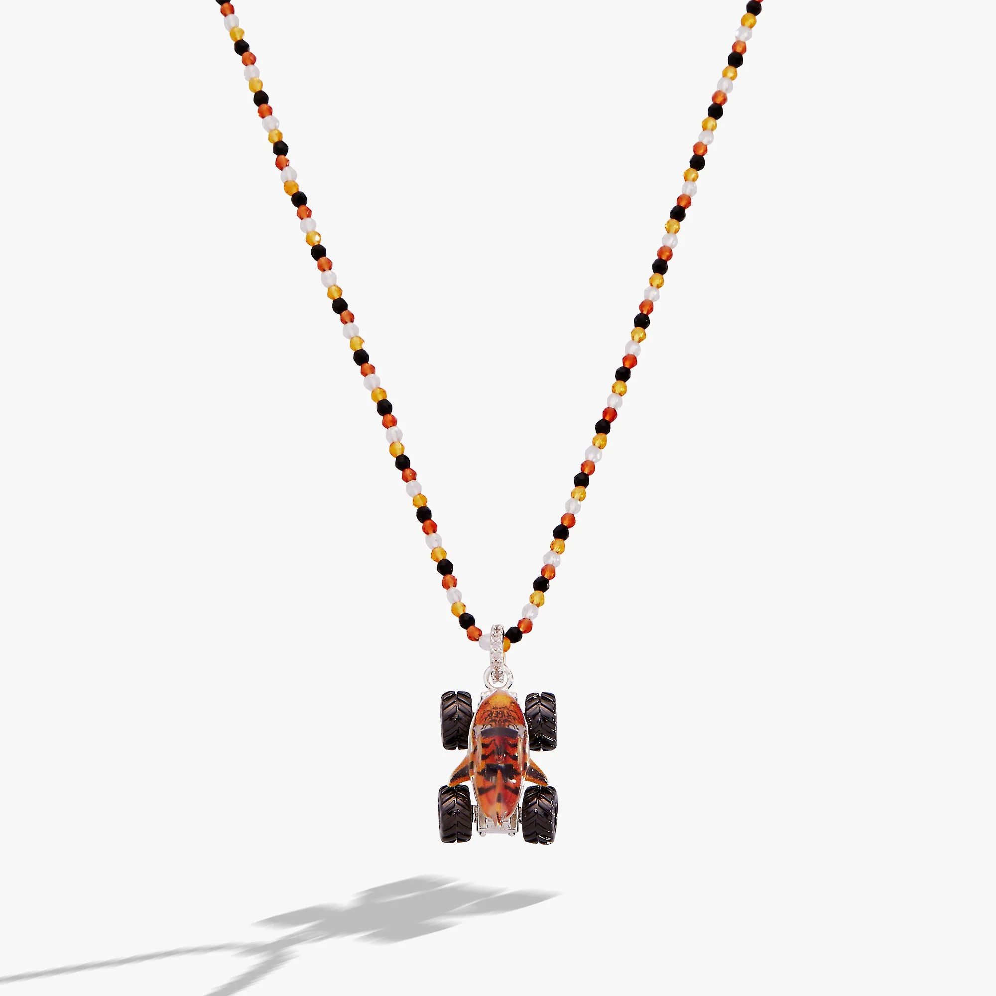 Hot Wheels™ Monster Truck Tiger Shark Pendant Necklace