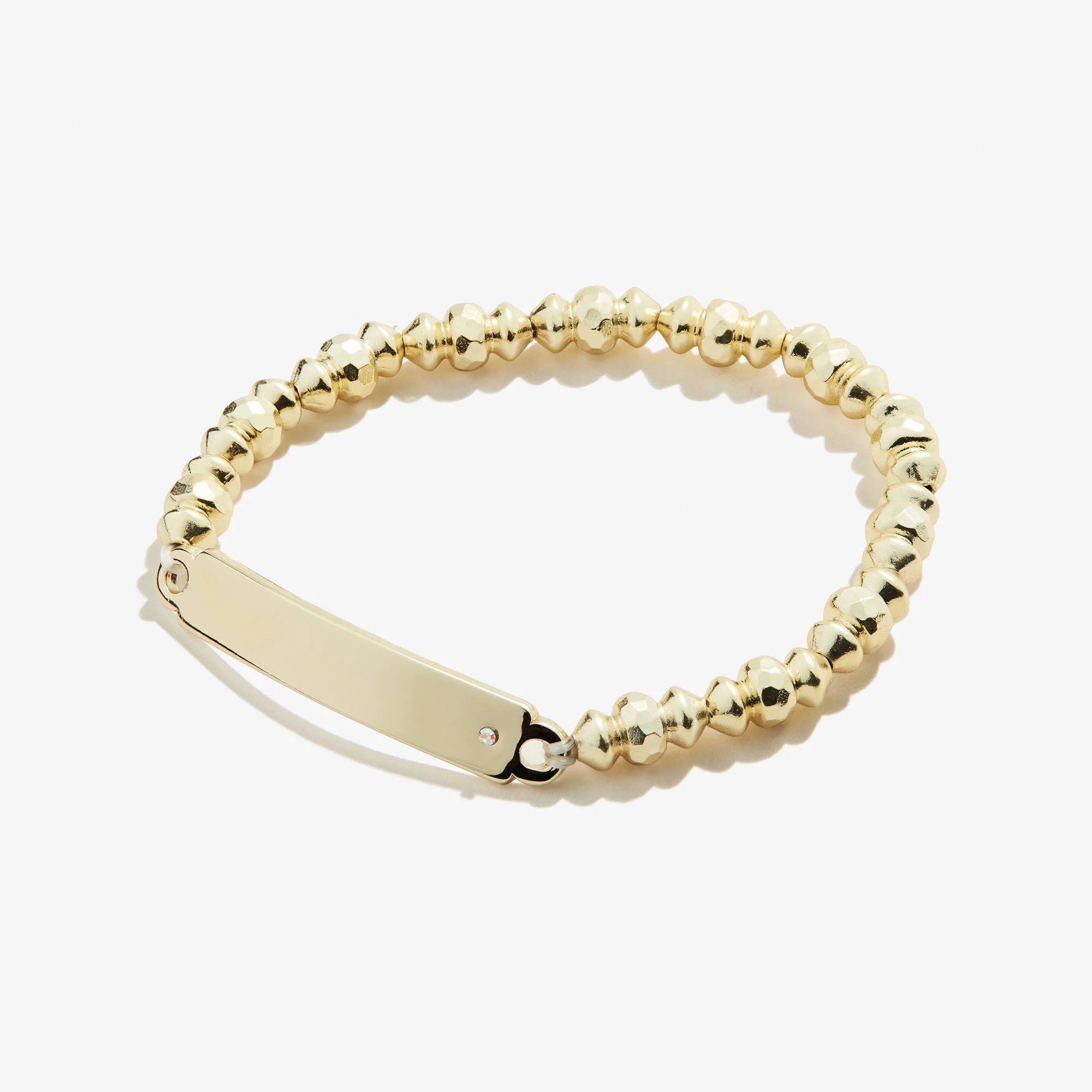 Inline Bar Stretch Bracelet with Crystal Accent - Image 6