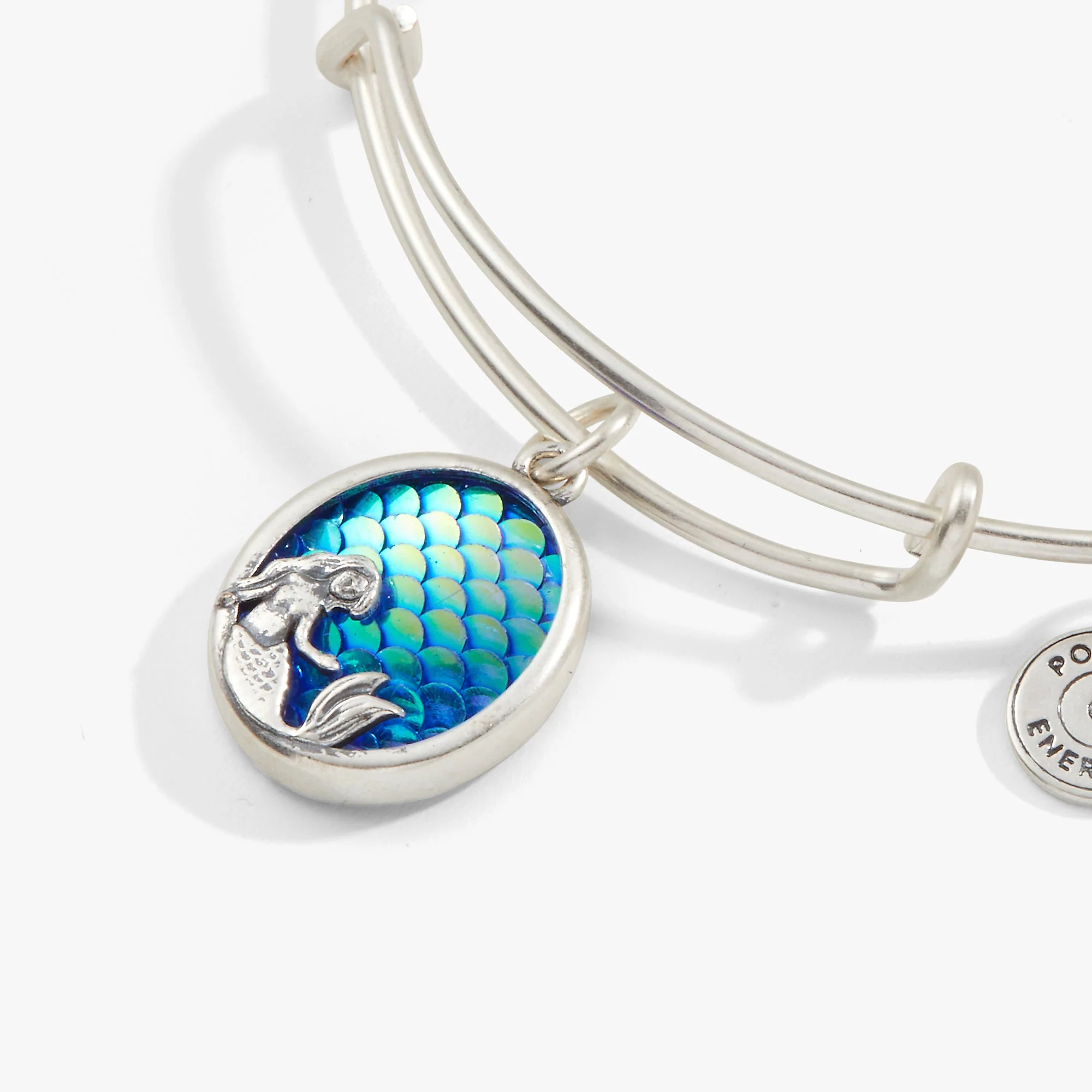 Iridescent Mermaid Charm Bangle - Image 2