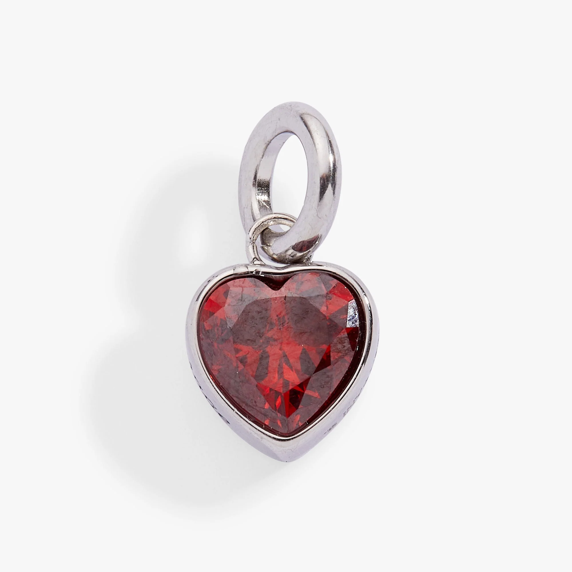 January 'Courage' Heart Birthstone Charm - Image 2