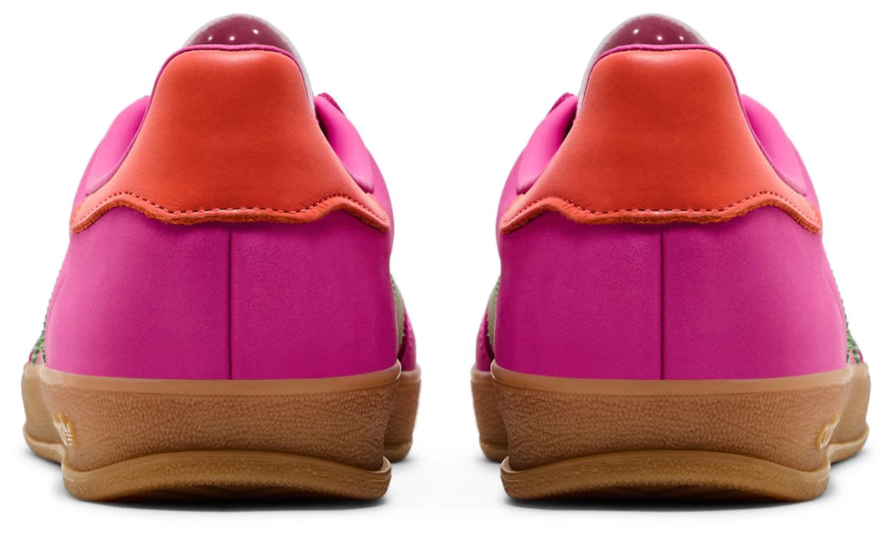 Women's adidas Gazelle Indoor 'Semi Lucid Fuchsia Semi Green Spark Coral' - Image 4