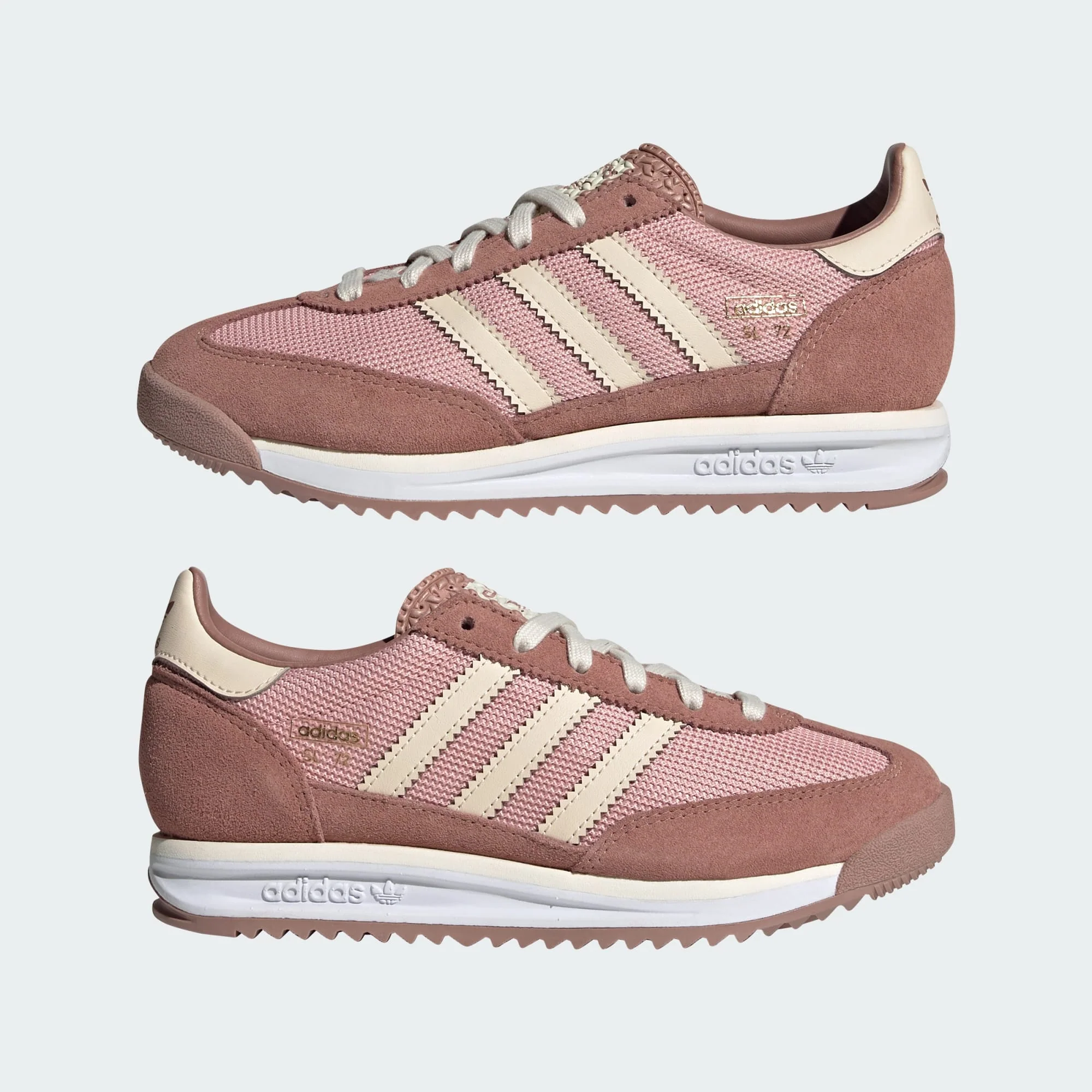 Grade School adidas Sl 72 Rs 'Wonder Mauve Wonder White Warm Clay (Gs)' - Image 4