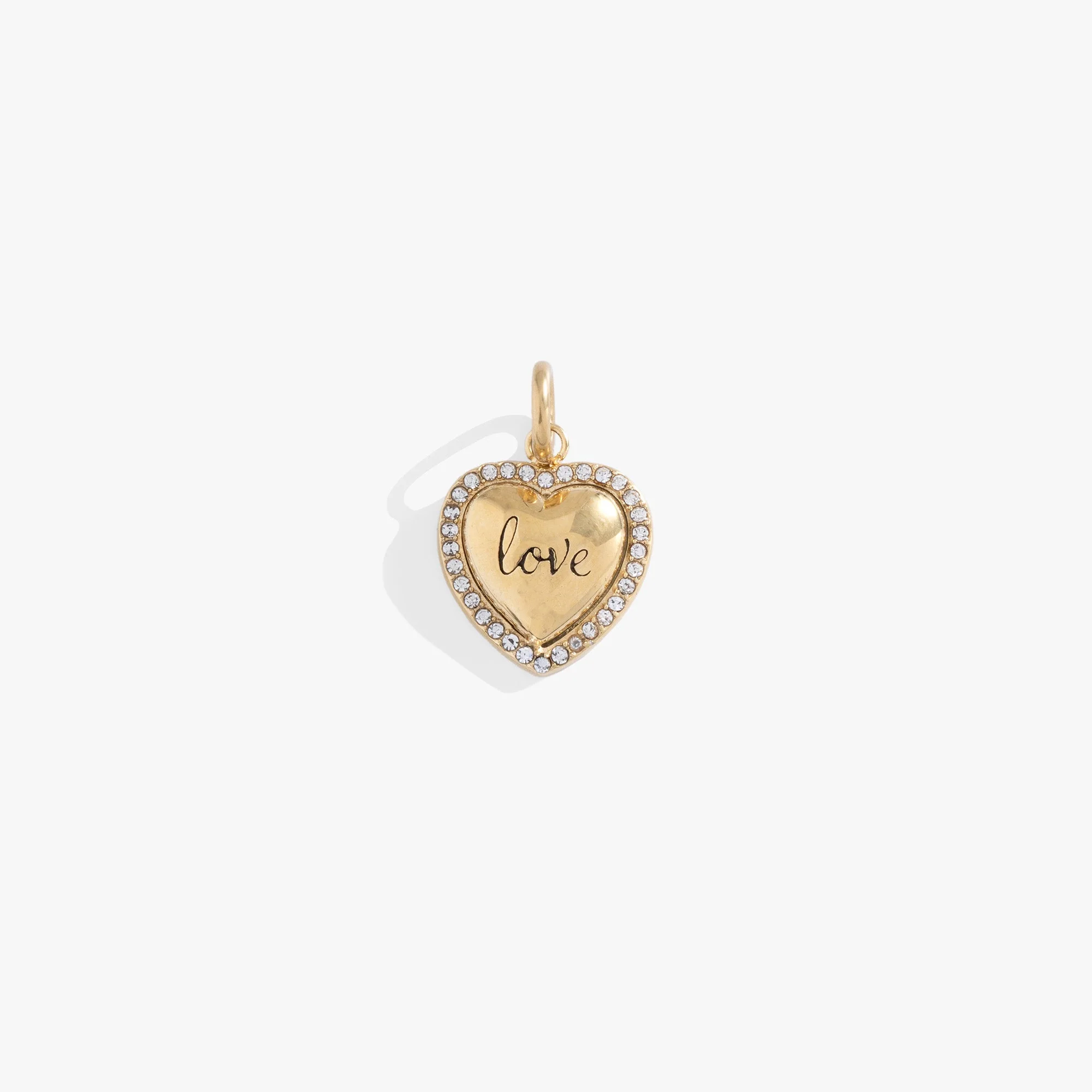 Love Pave Heart Interchangeable Charm