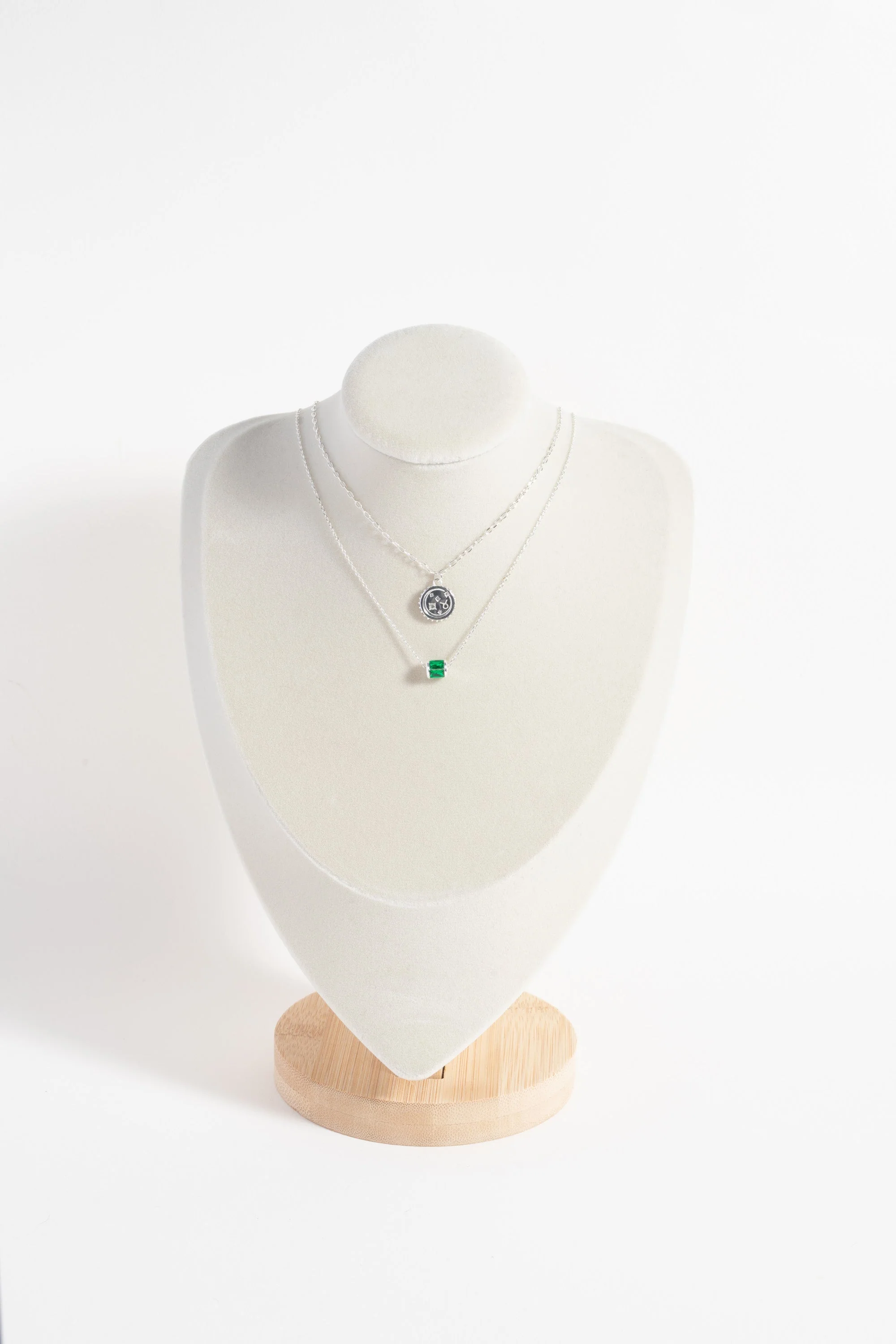 May Birthstone Precious Pendant Necklace - Image 4