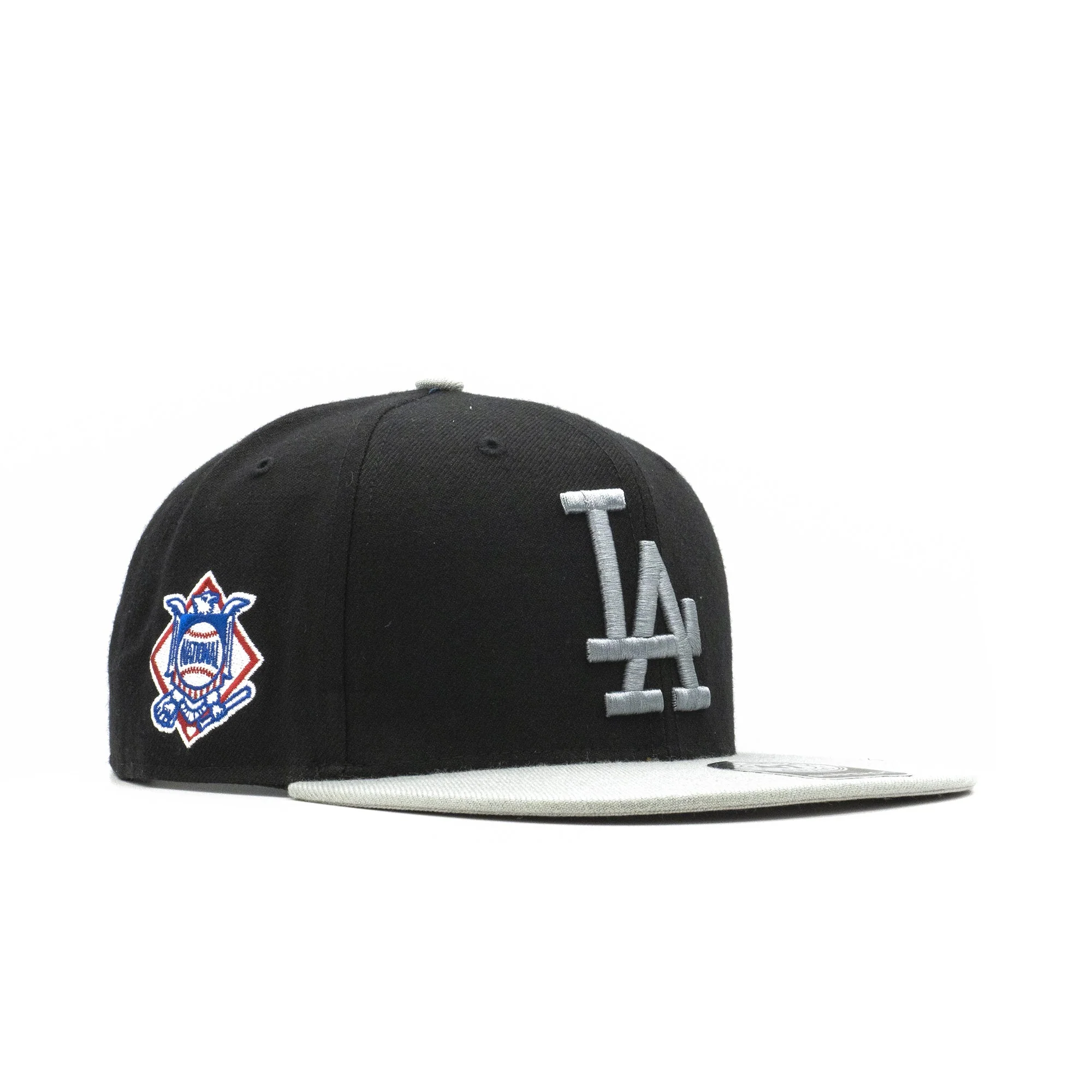 Men's 47 Brand La Dodgers Sure Shot Snapback - Black/Grey - Image 3