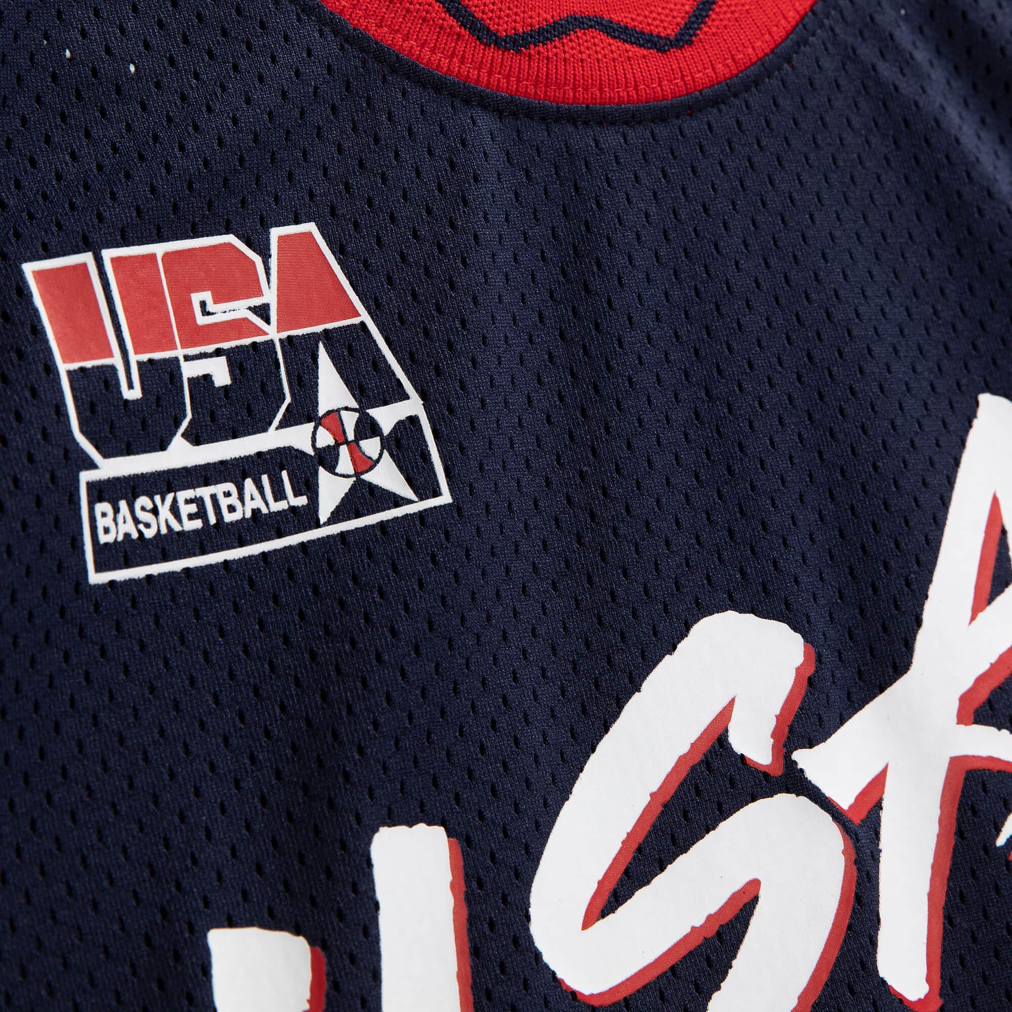 Men's Mitchell & Ness Authentic Jersey Usa 1996 Shaquille O'Neal - Image 4