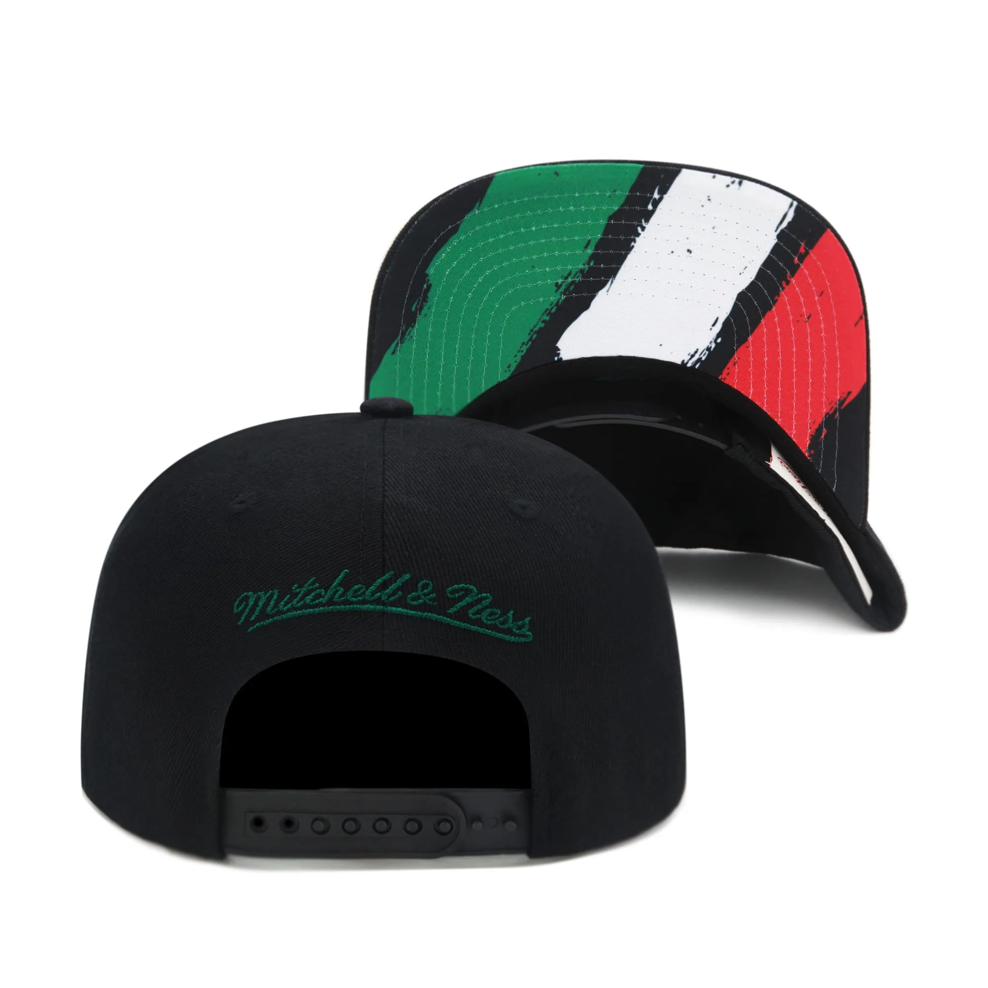 Men's Mitchell & Ness Branded Cropped Eagle Snapback - Mexican Flag - Image 3