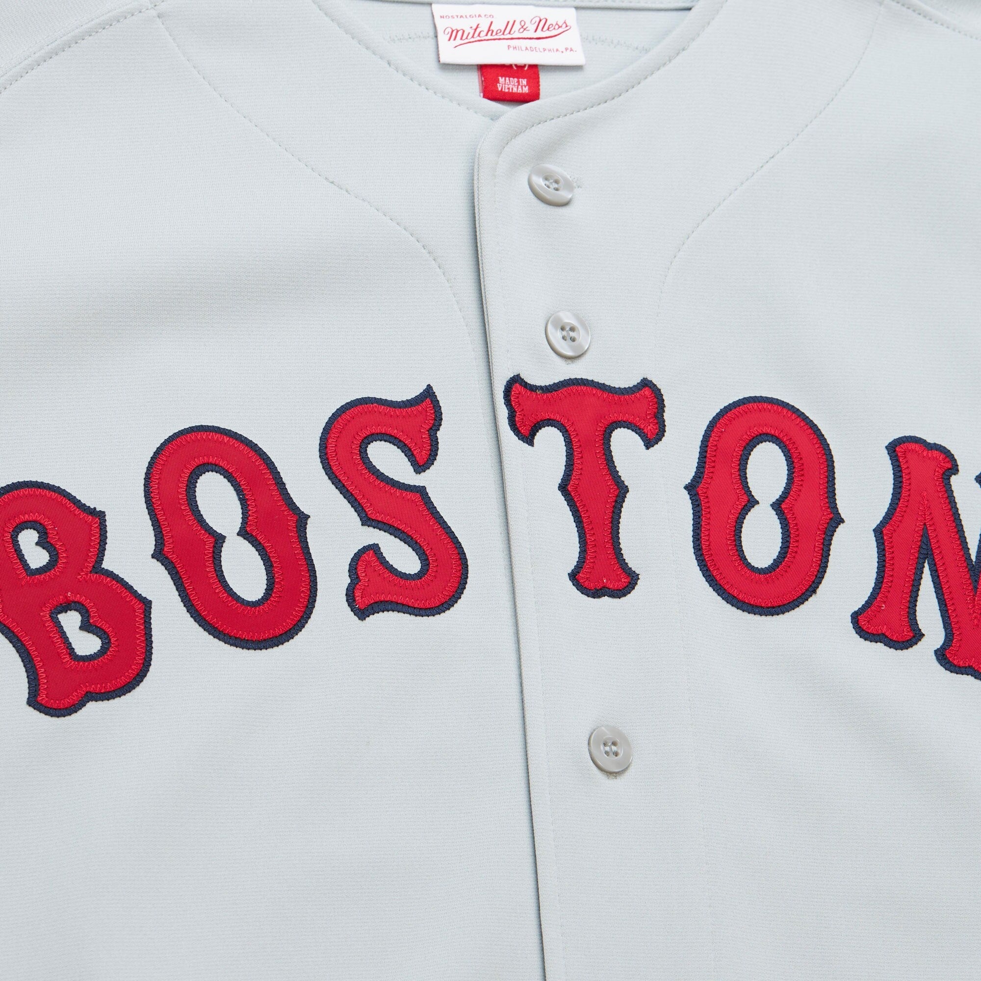 Men's Mitchell & Ness MLB Dark Jersey Red Sox 2004 David Ortiz - Image 3
